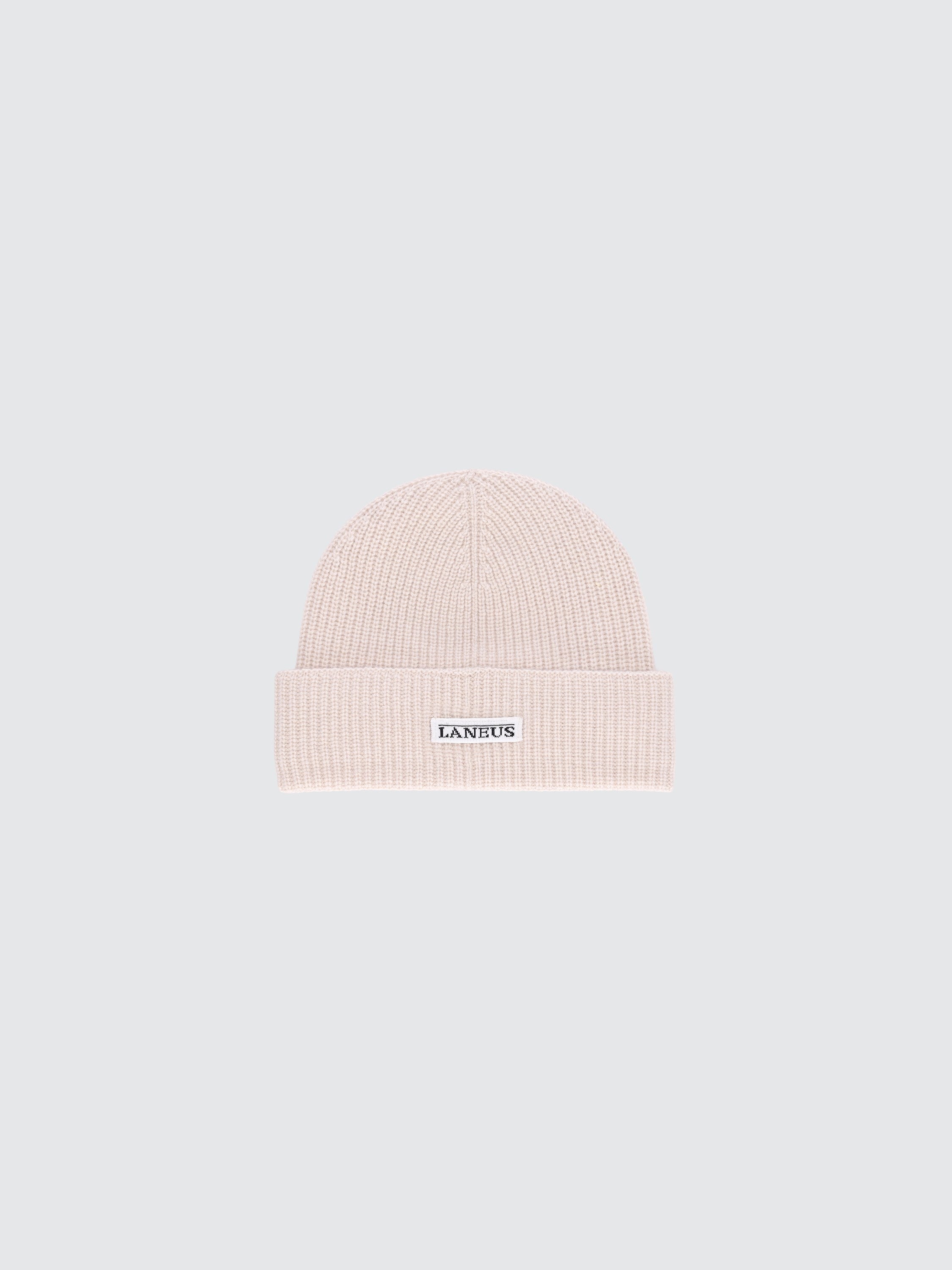 Wool and cashmere knit beanie