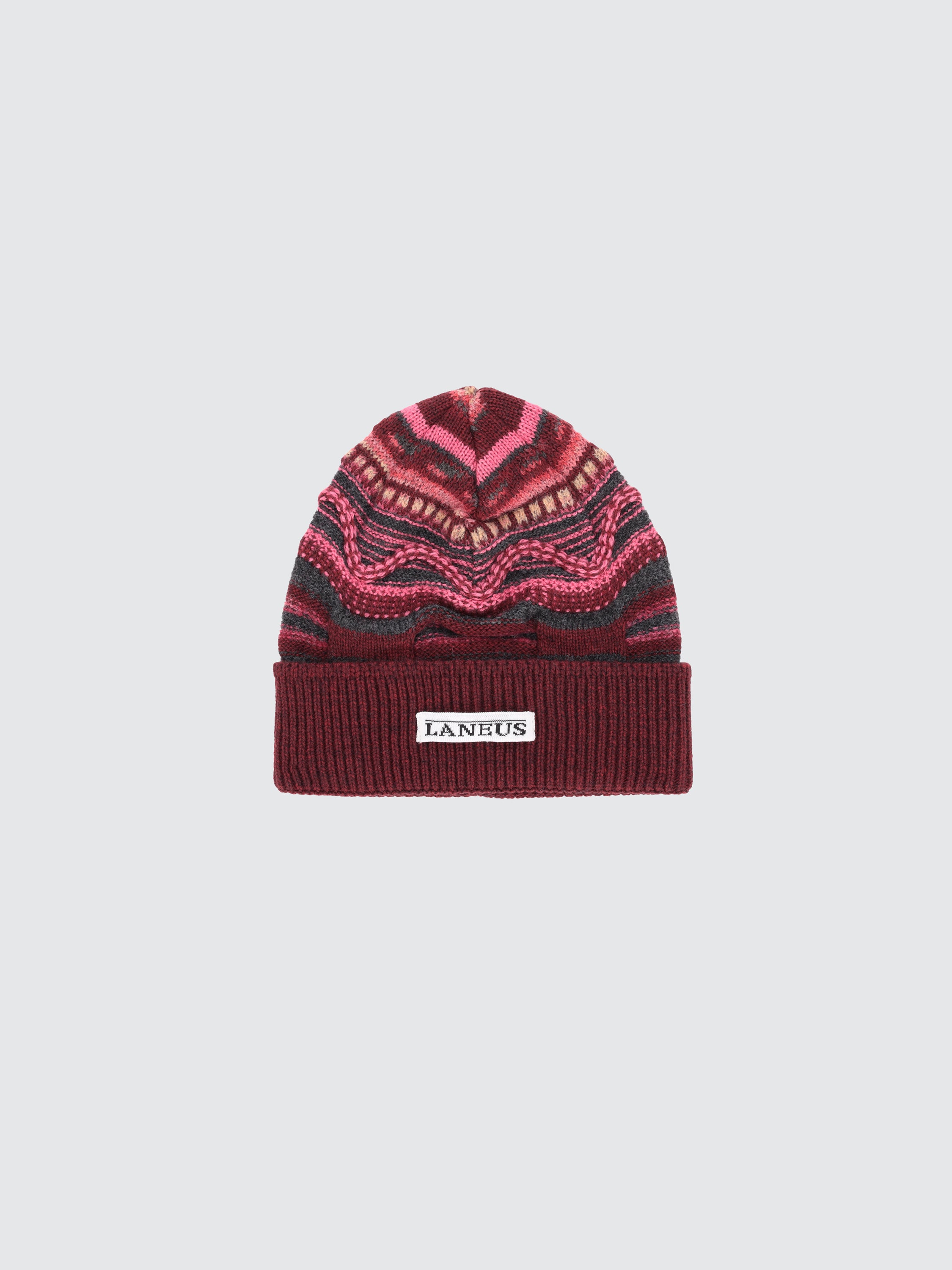 "Laneus" jacquard knit beanie
