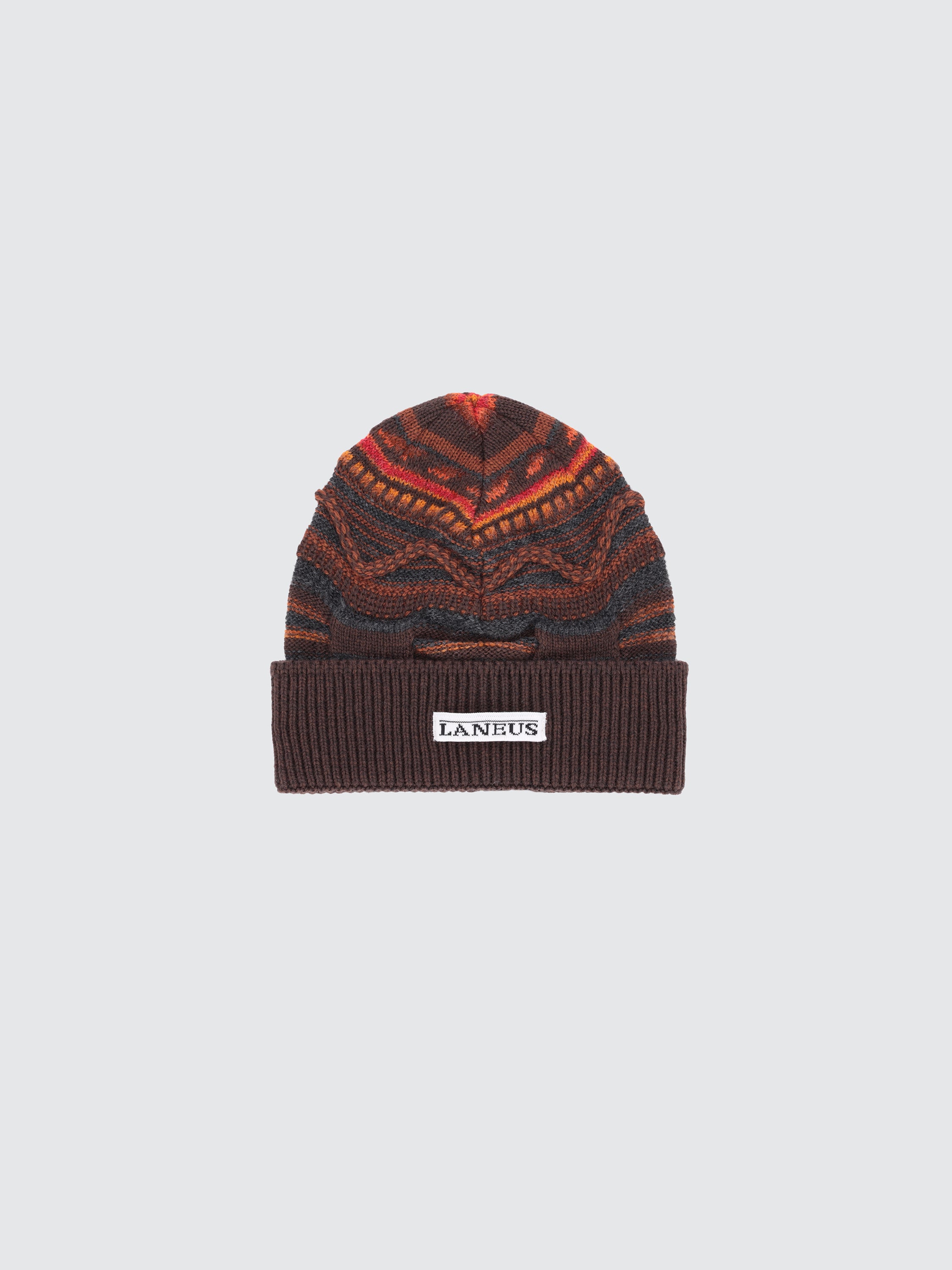 "Laneus" jacquard knit beanie