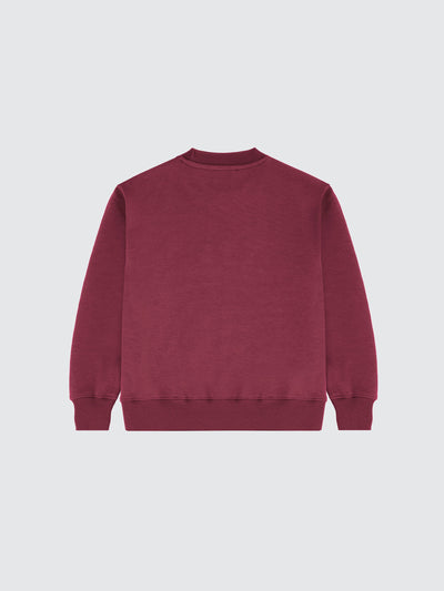 Crewneck logo jacquard sweatshirt