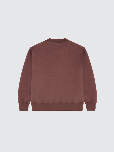 Crewneck logo jacquard sweatshirt