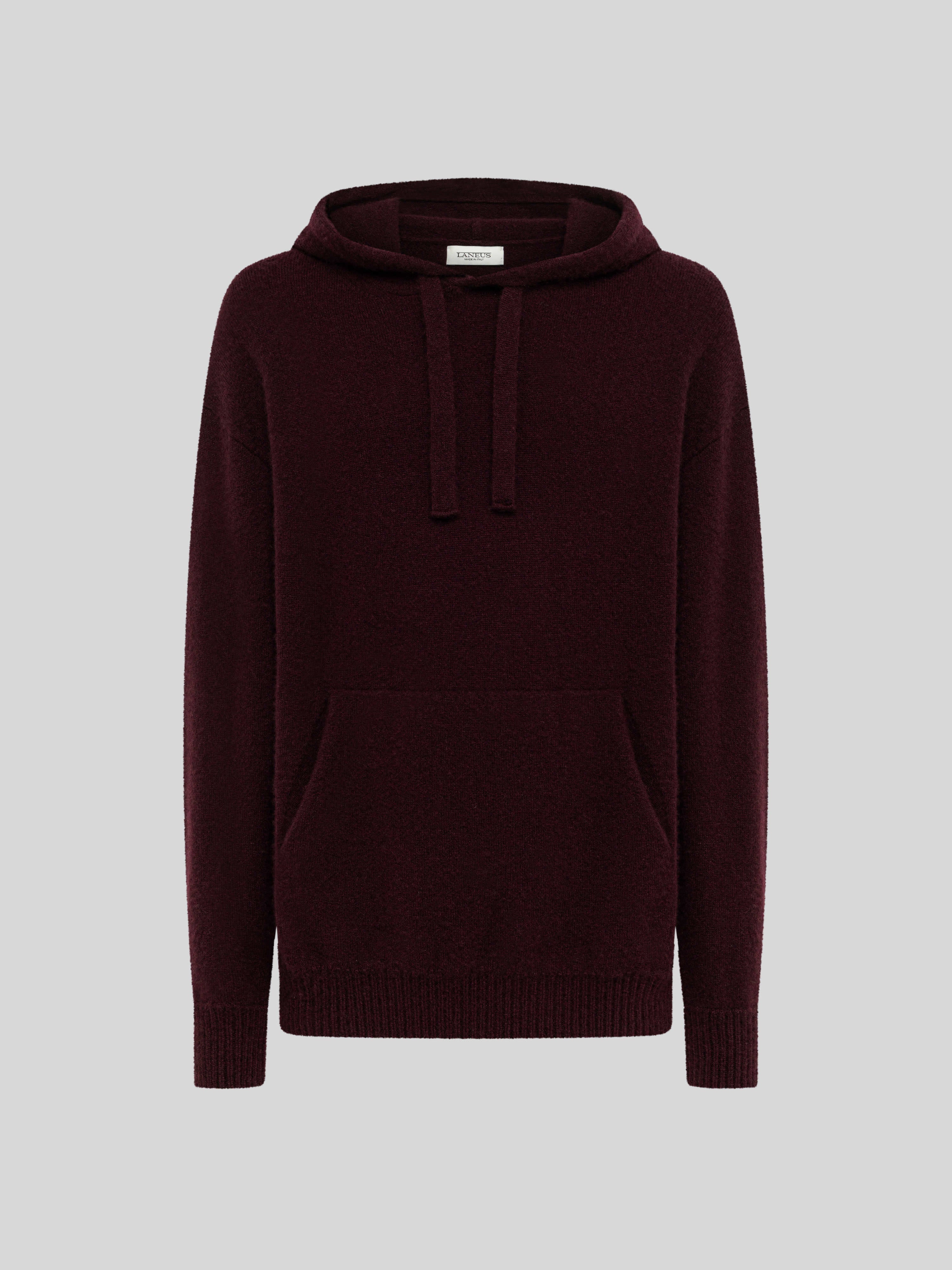 HOODIE IN CASHMERE E SETA