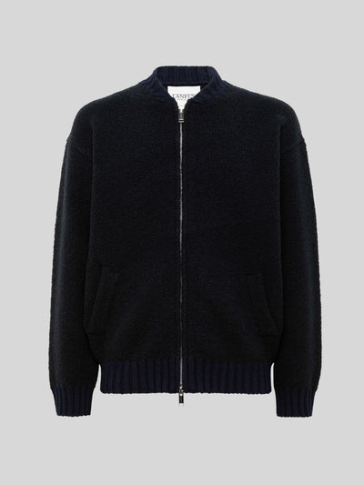 BOMBER OVER IN KNITTED FABRIC