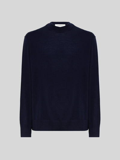 LIGHTWEIGHT JACQUARD CREW NECK
