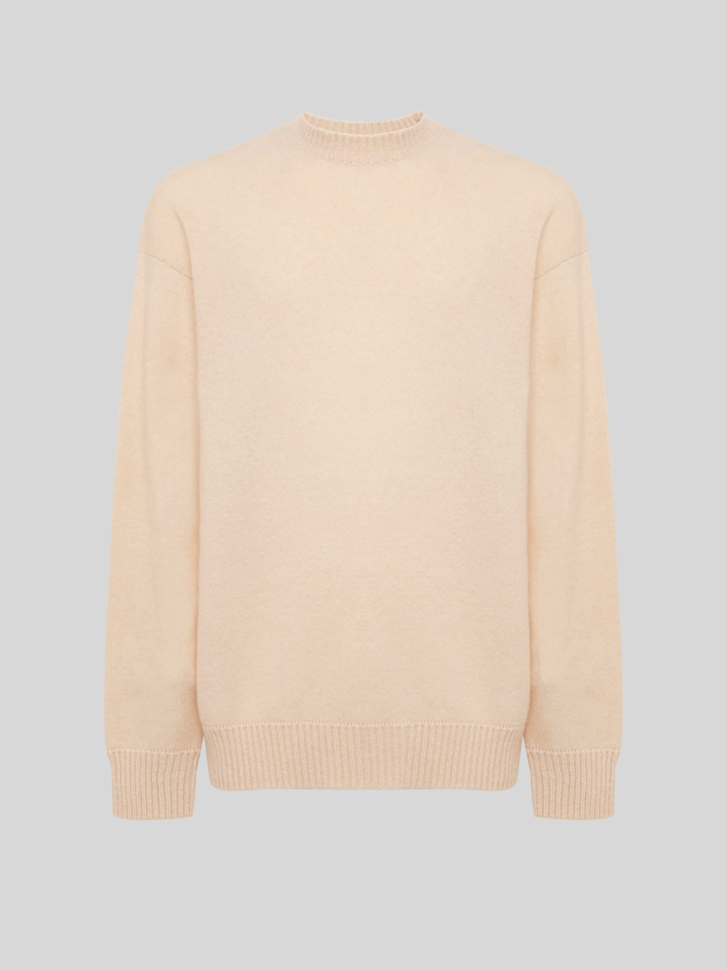 CREWNECK IN CASHMERE E SETA