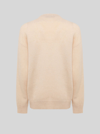 CREWNECK IN CASHMERE E SETA