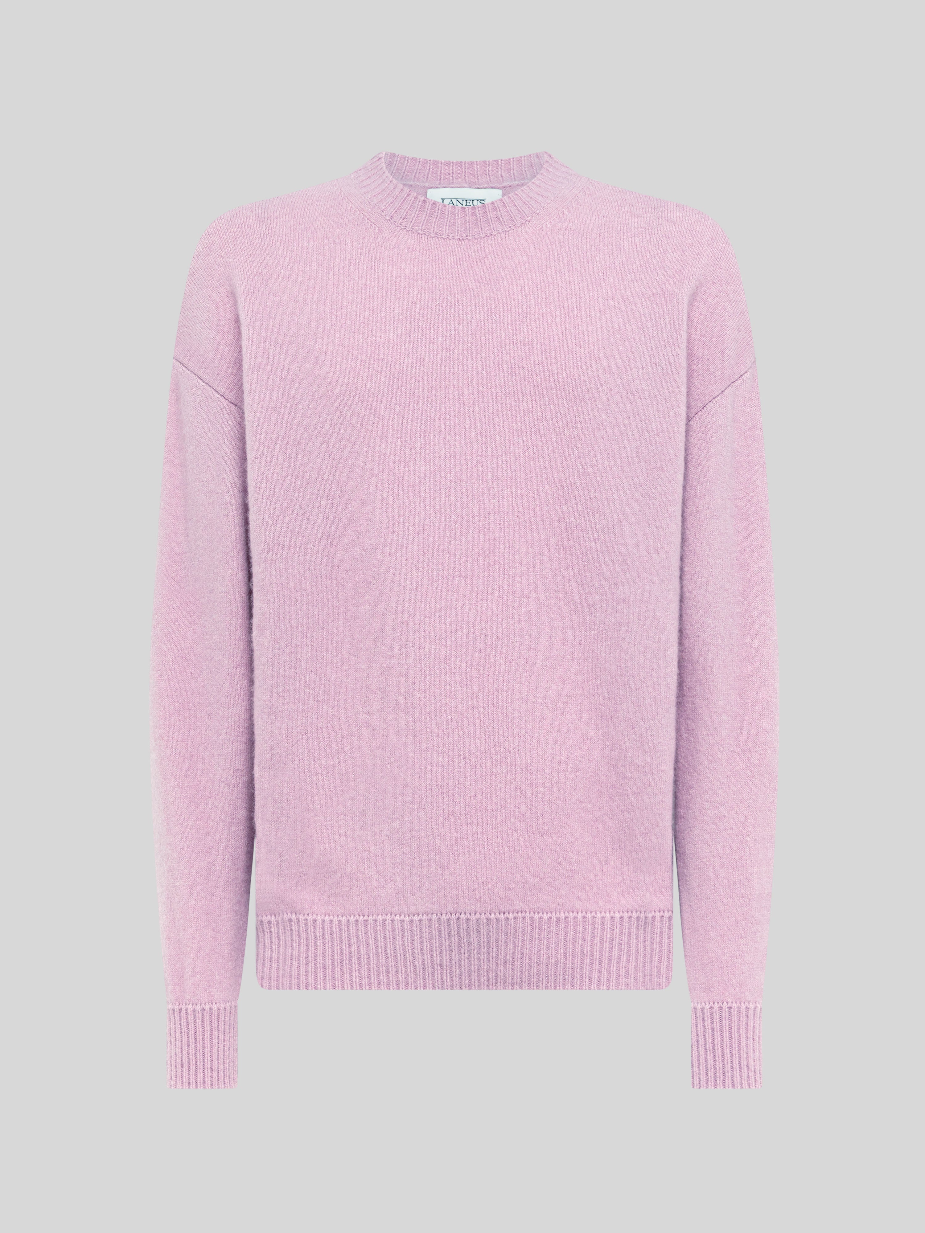CREWNECK IN CASHMERE E SETA