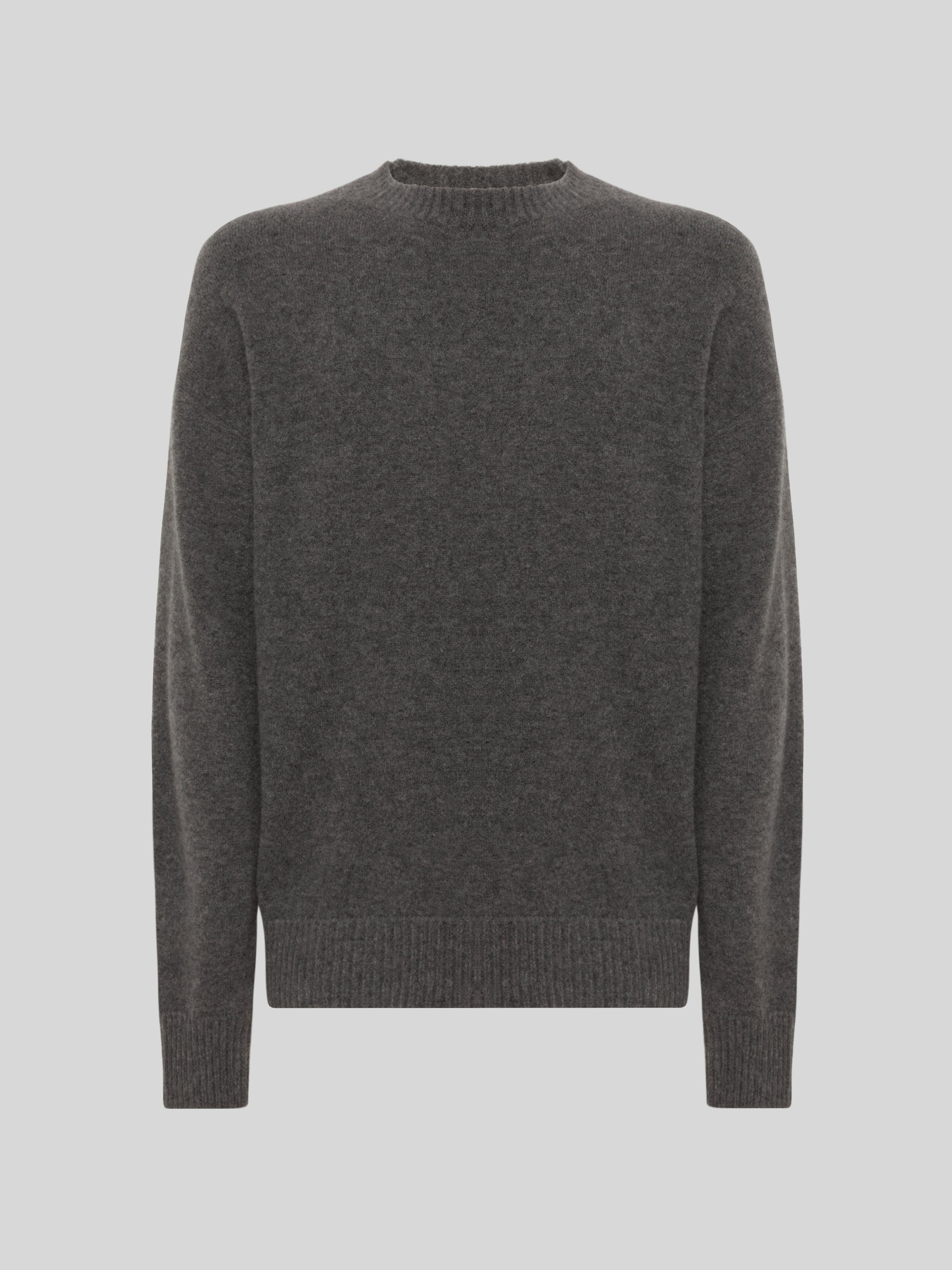 CREWNECK IN CASHMERE E SETA