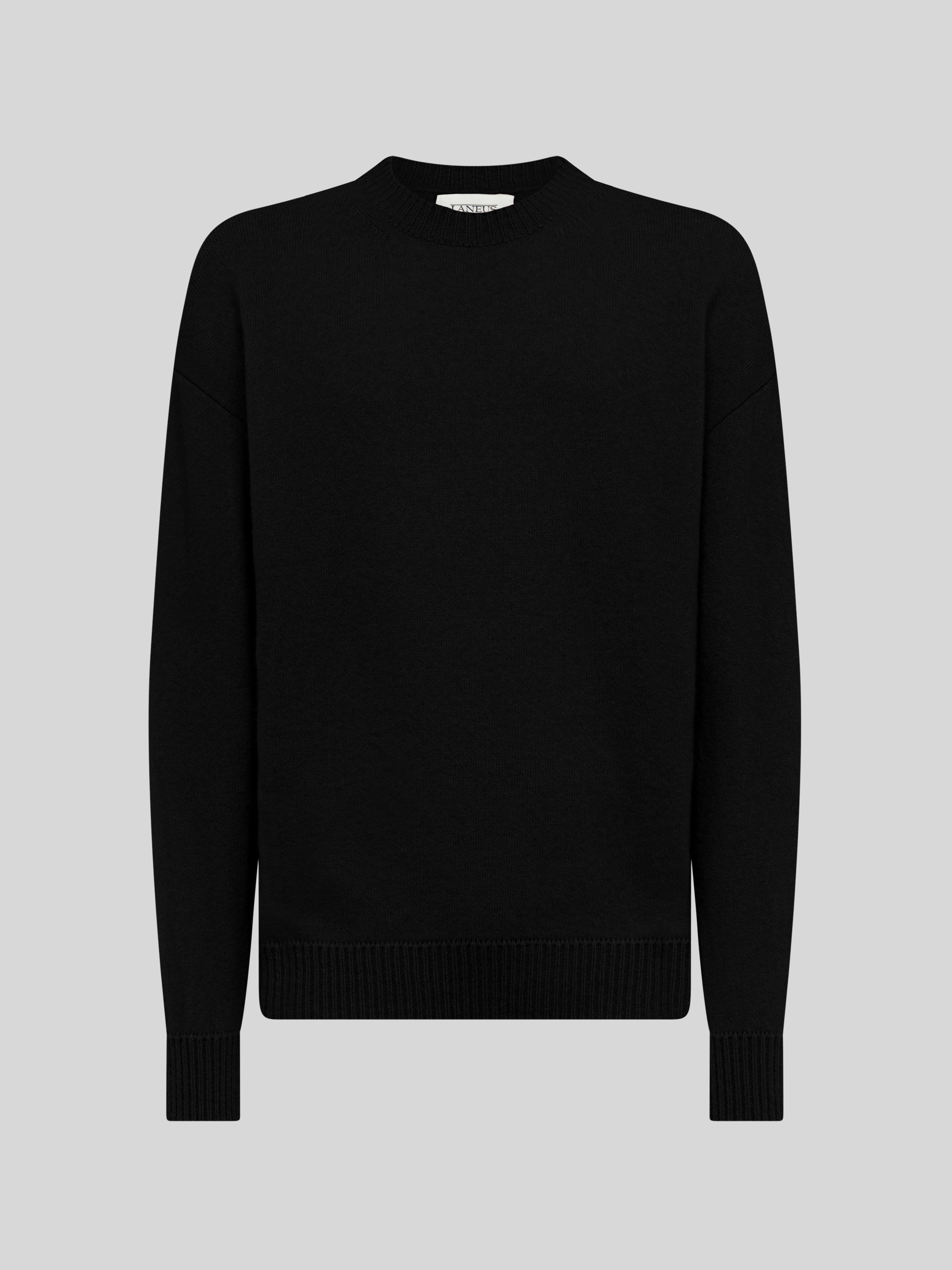 CREWNECK IN CASHMERE E SETA