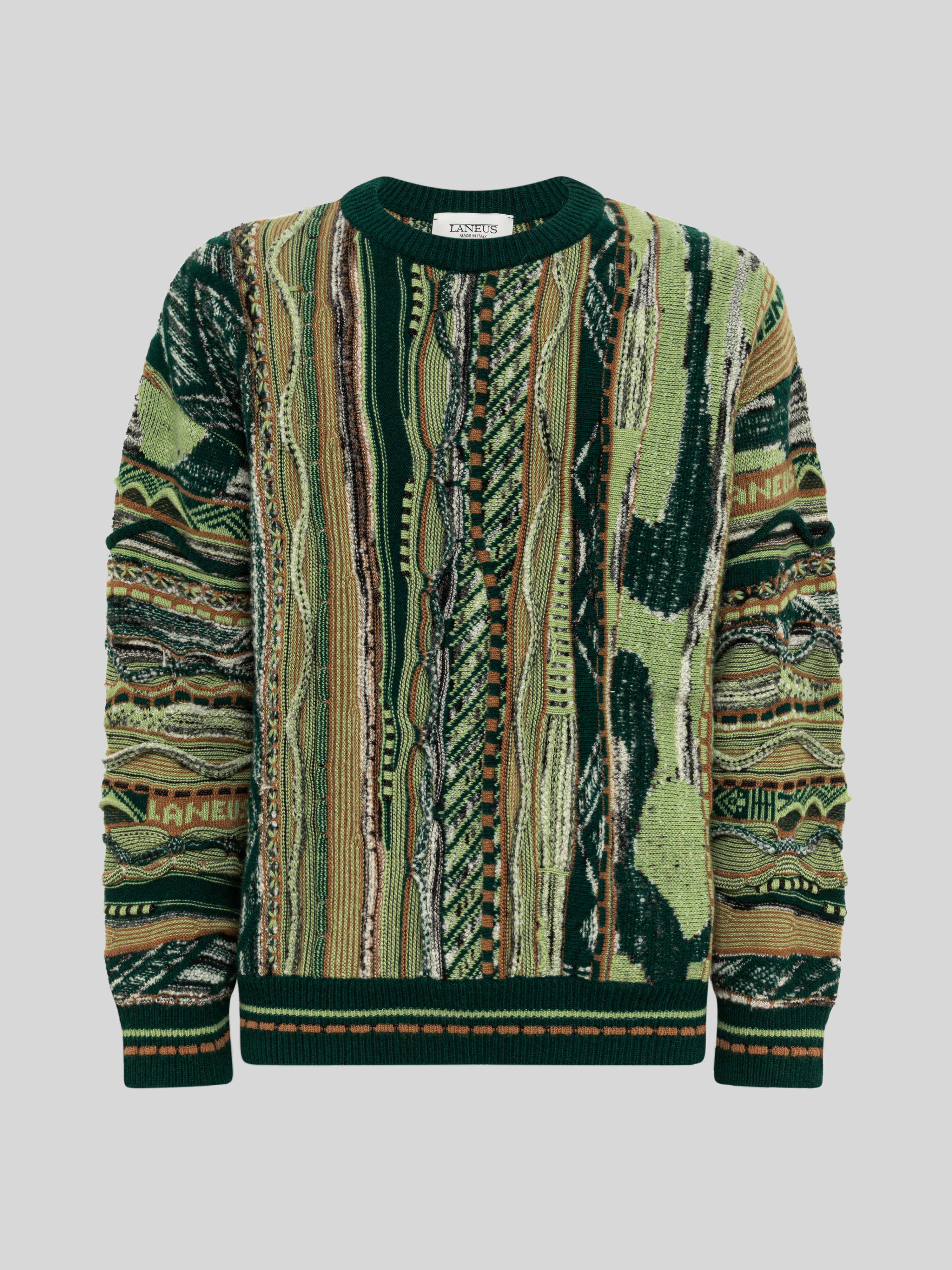CREWNECK BOXY IN JACQUARD