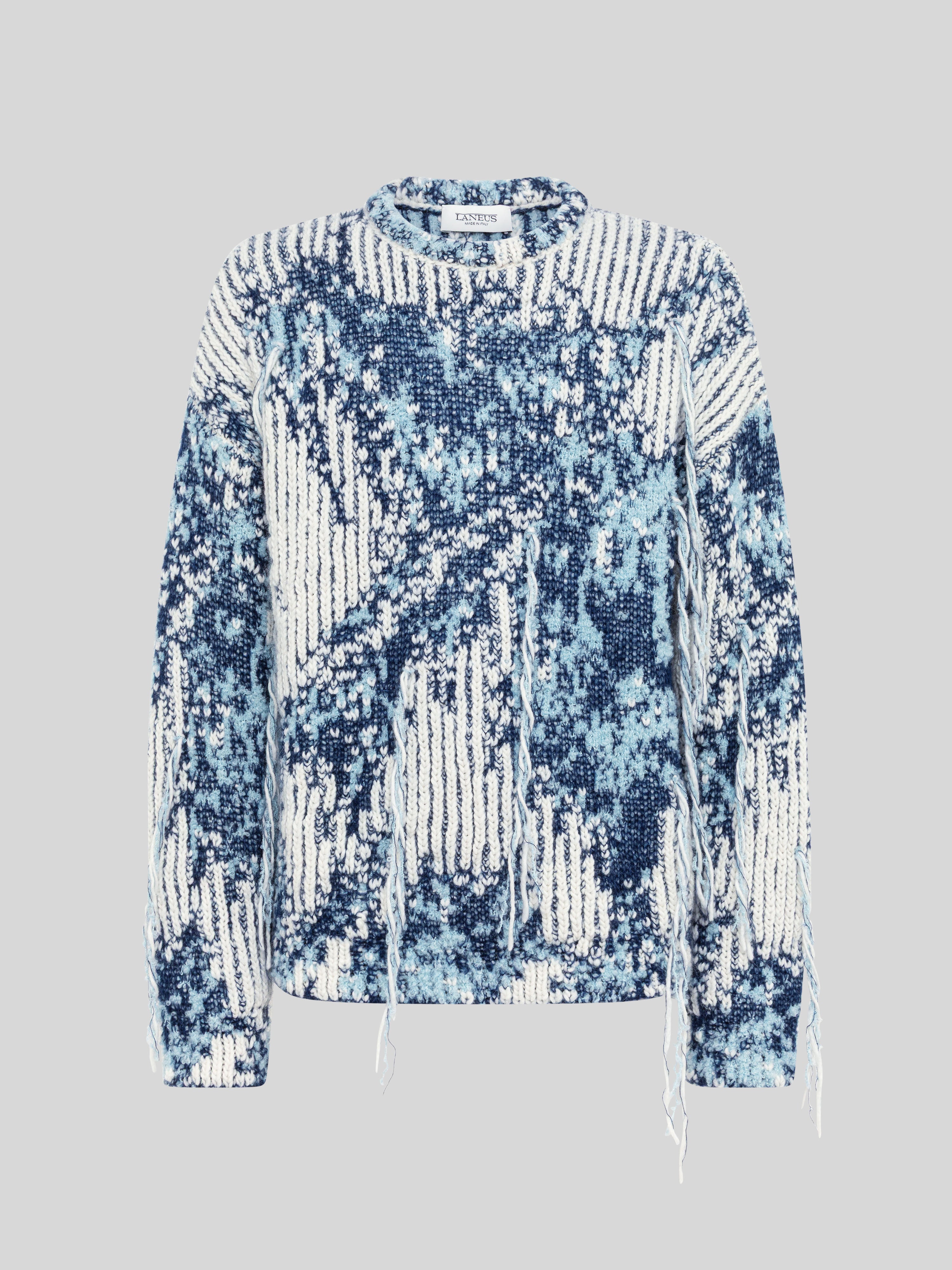 CREWNECK OVER IN JACQUARD