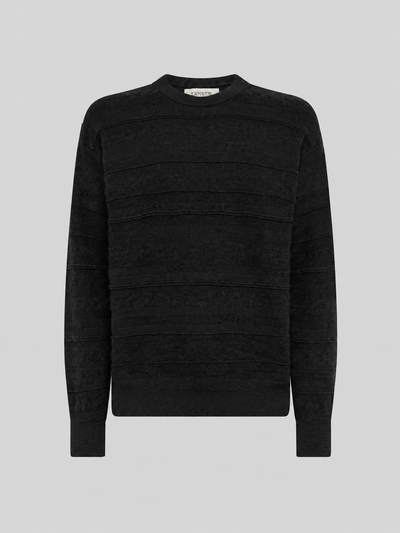 LIGHTWEIGHT JACQUARD CREW NECK