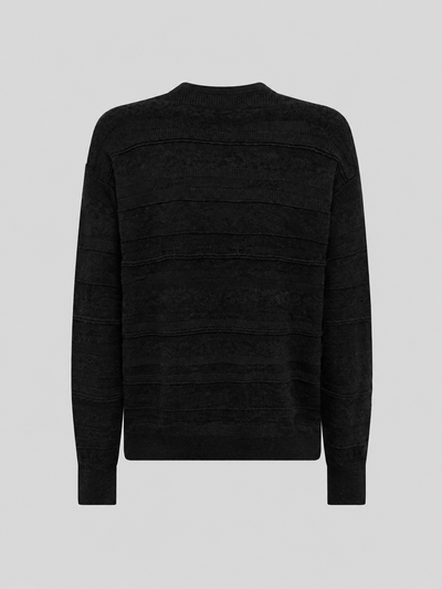 LIGHTWEIGHT JACQUARD CREW NECK