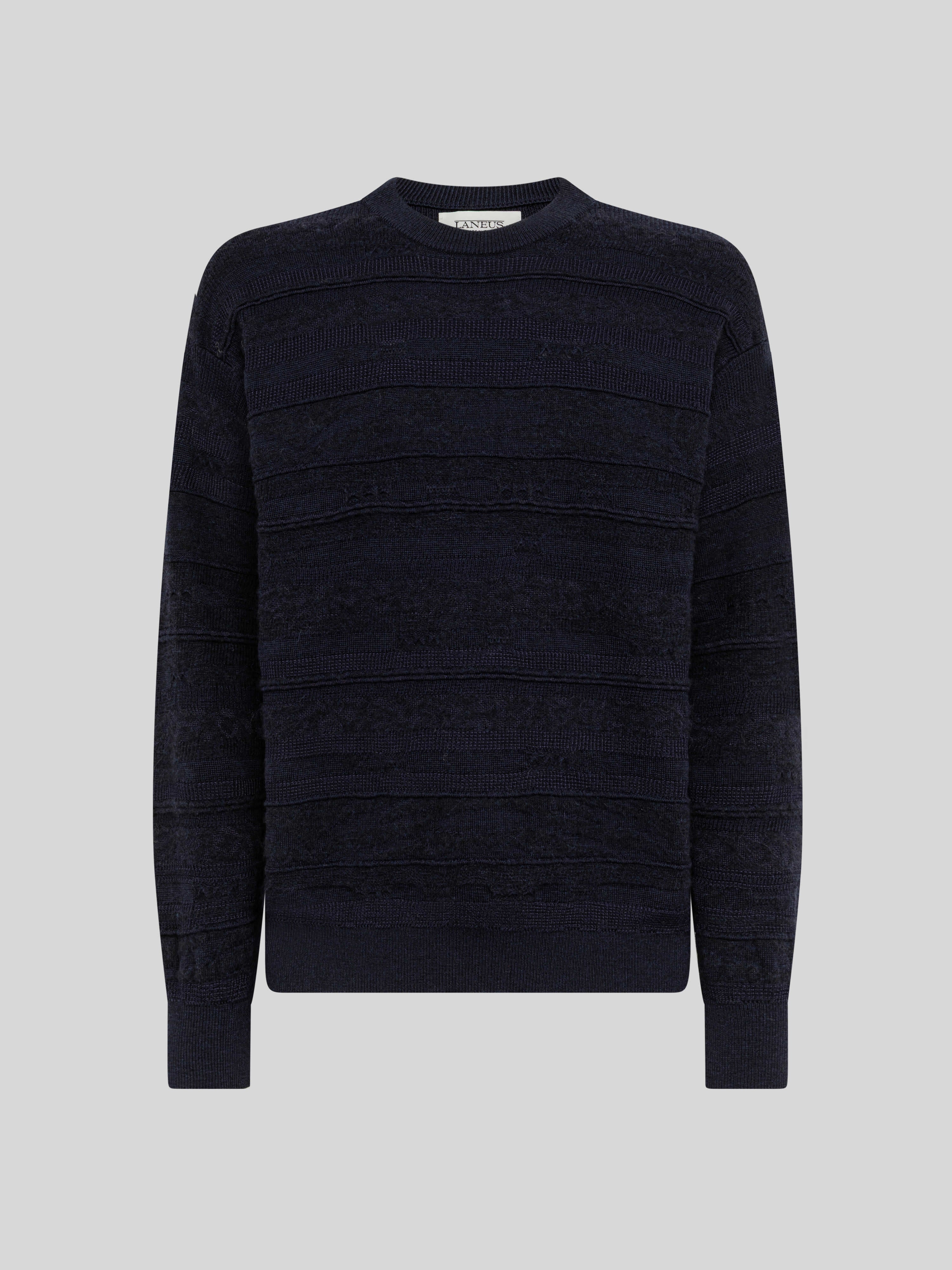 CREWNECK IN JACQUARD LEGGERO