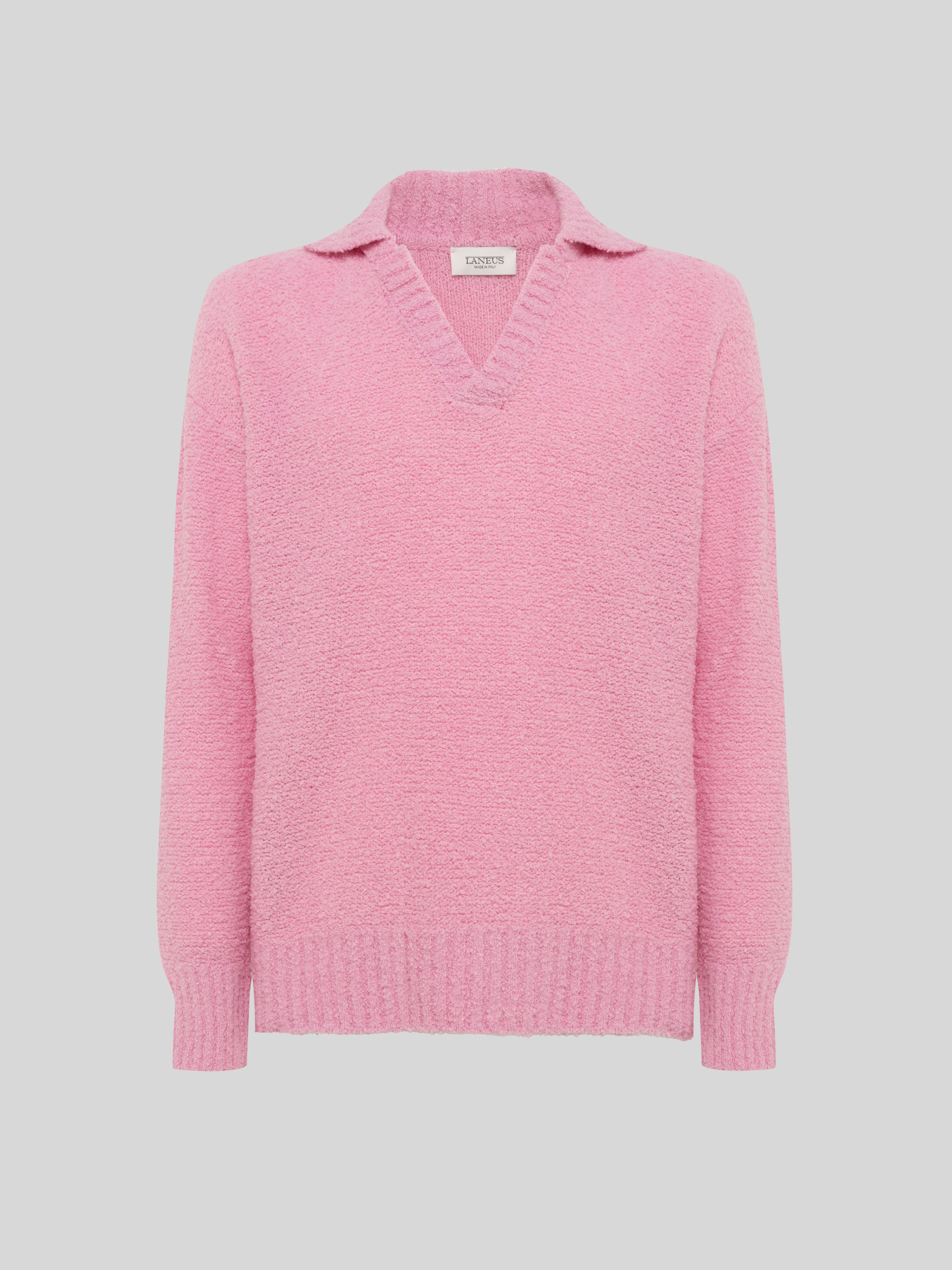 POLO BOXY IN FILATO SOFT TEXTURED