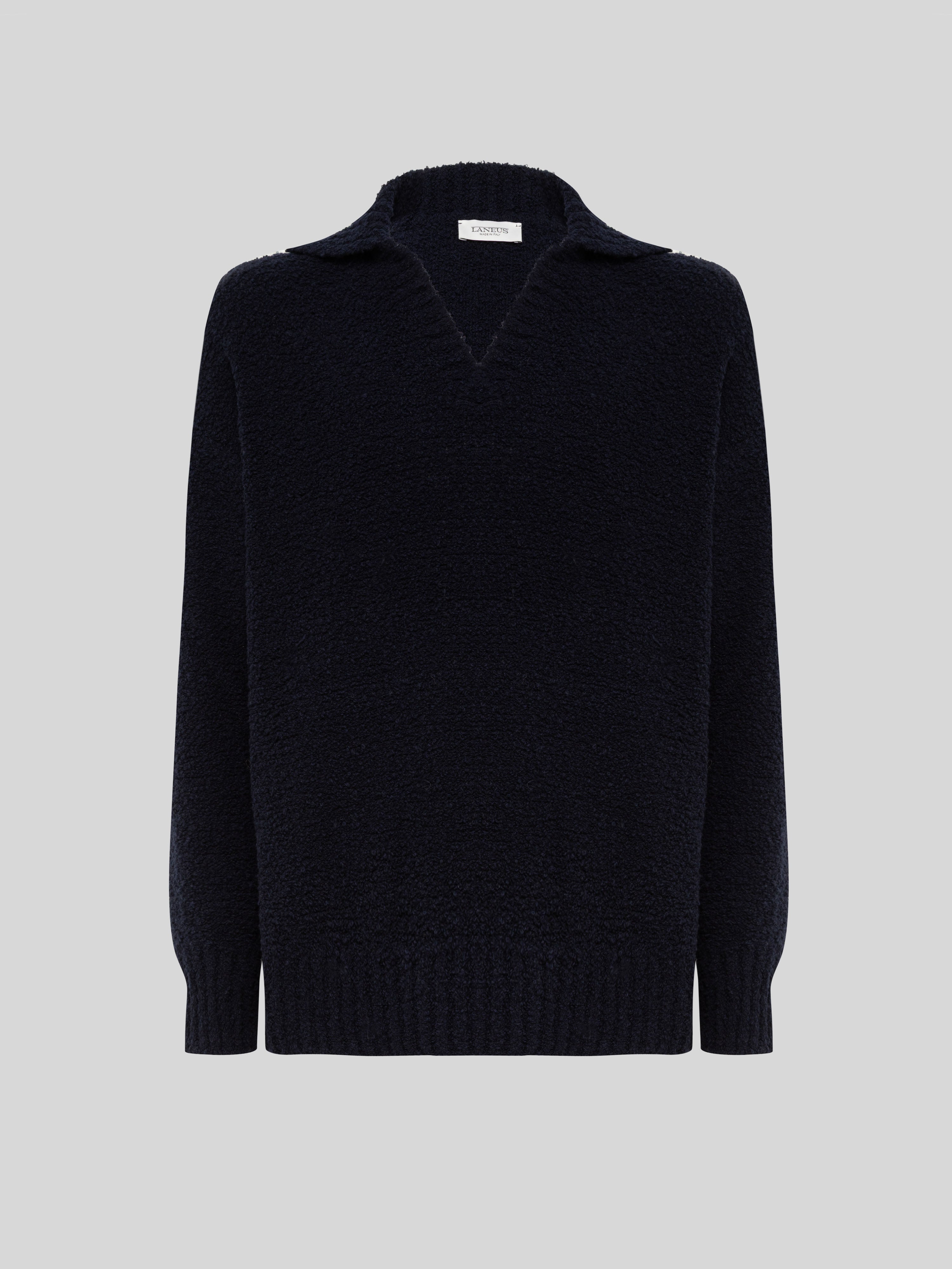 POLO BOXY IN FILATO SOFT TEXTURED