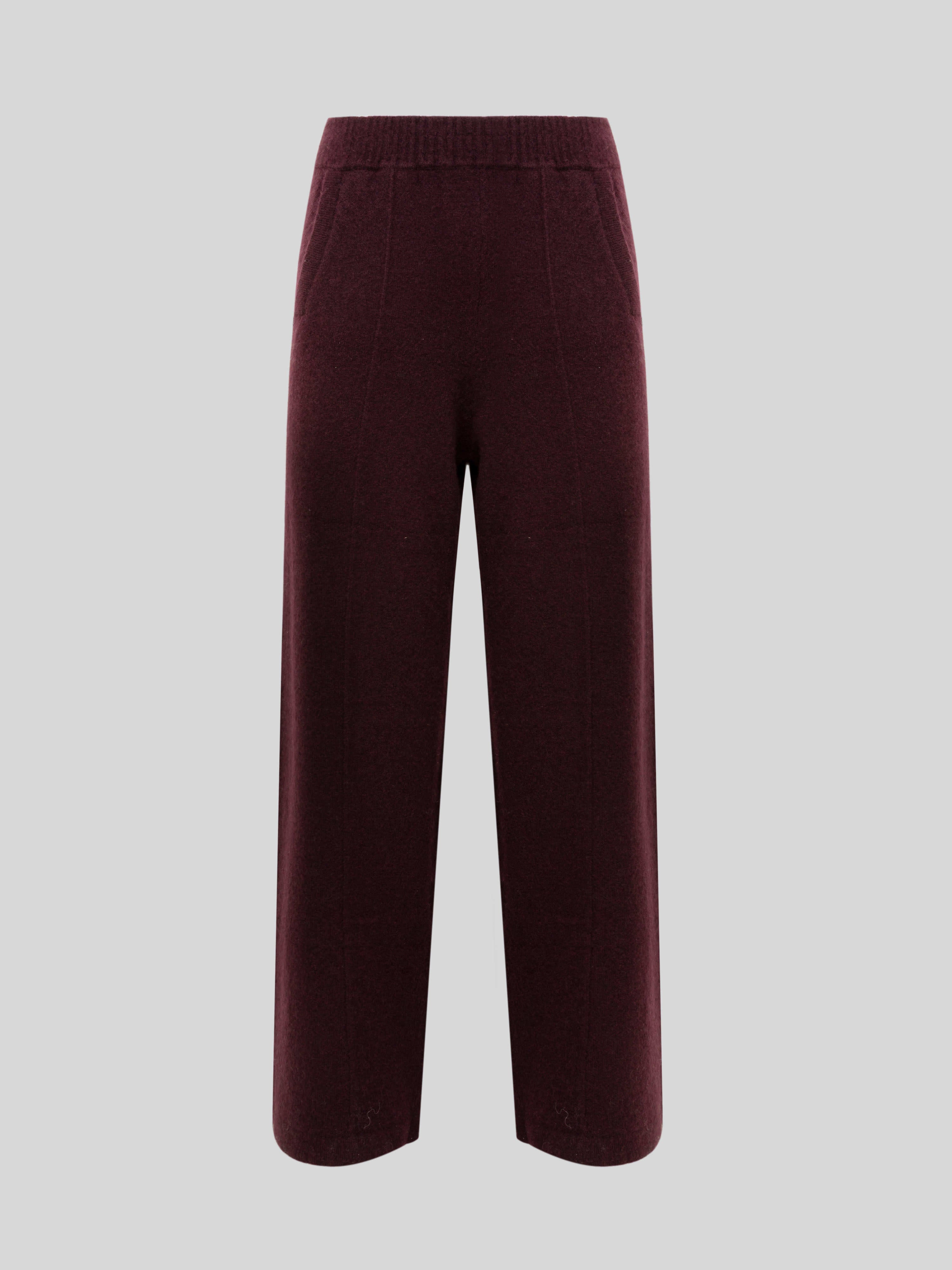 TROUSERS IN CASHMERE E SETA