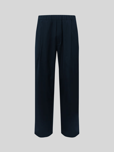 TROUSERS IN WOOL TAPERED FIT