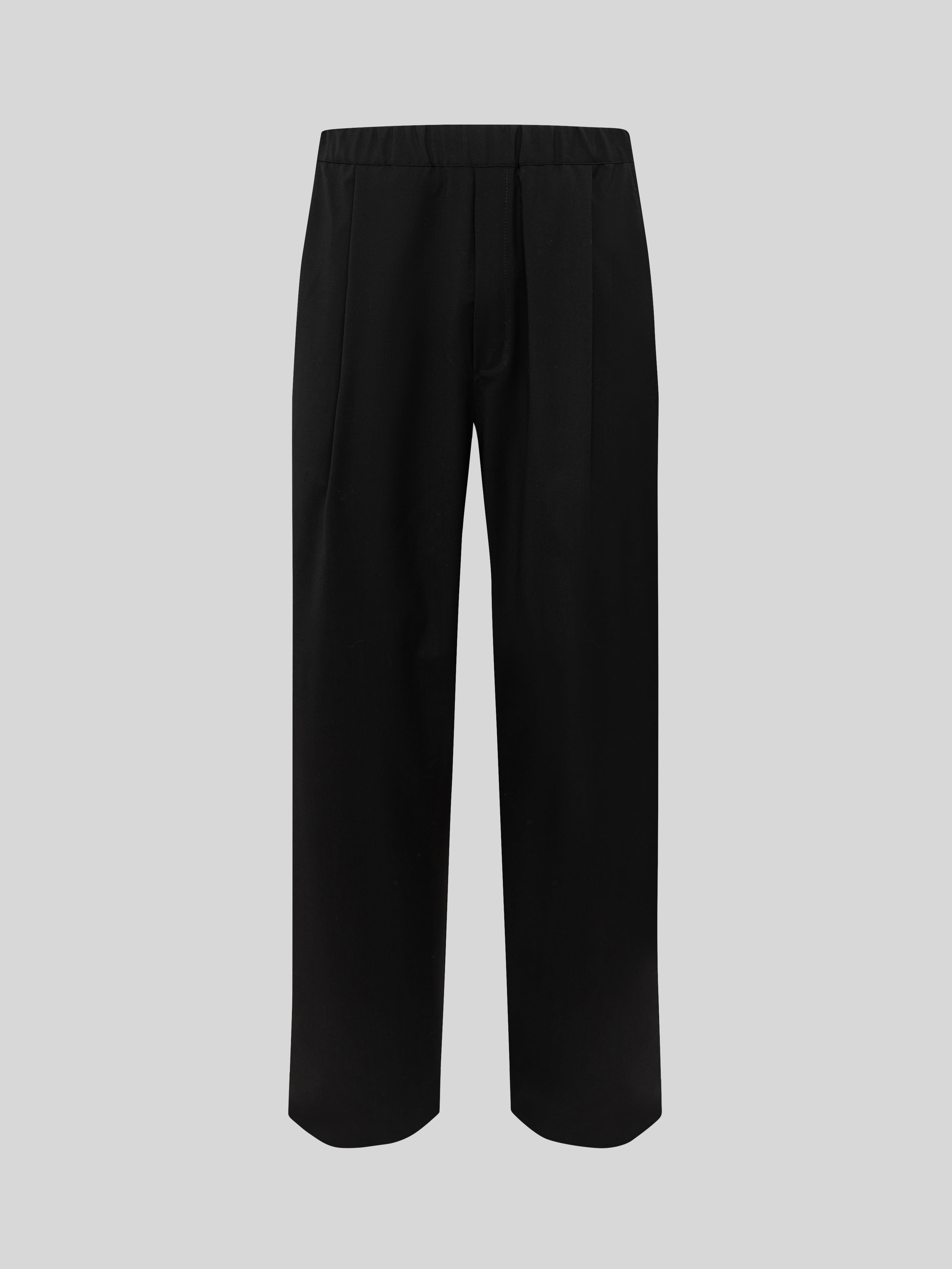 TROUSERS IN WOOL TAPERED FIT