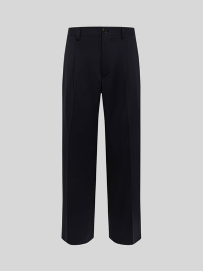 TROUSERS IN WOOL WIDE LEG