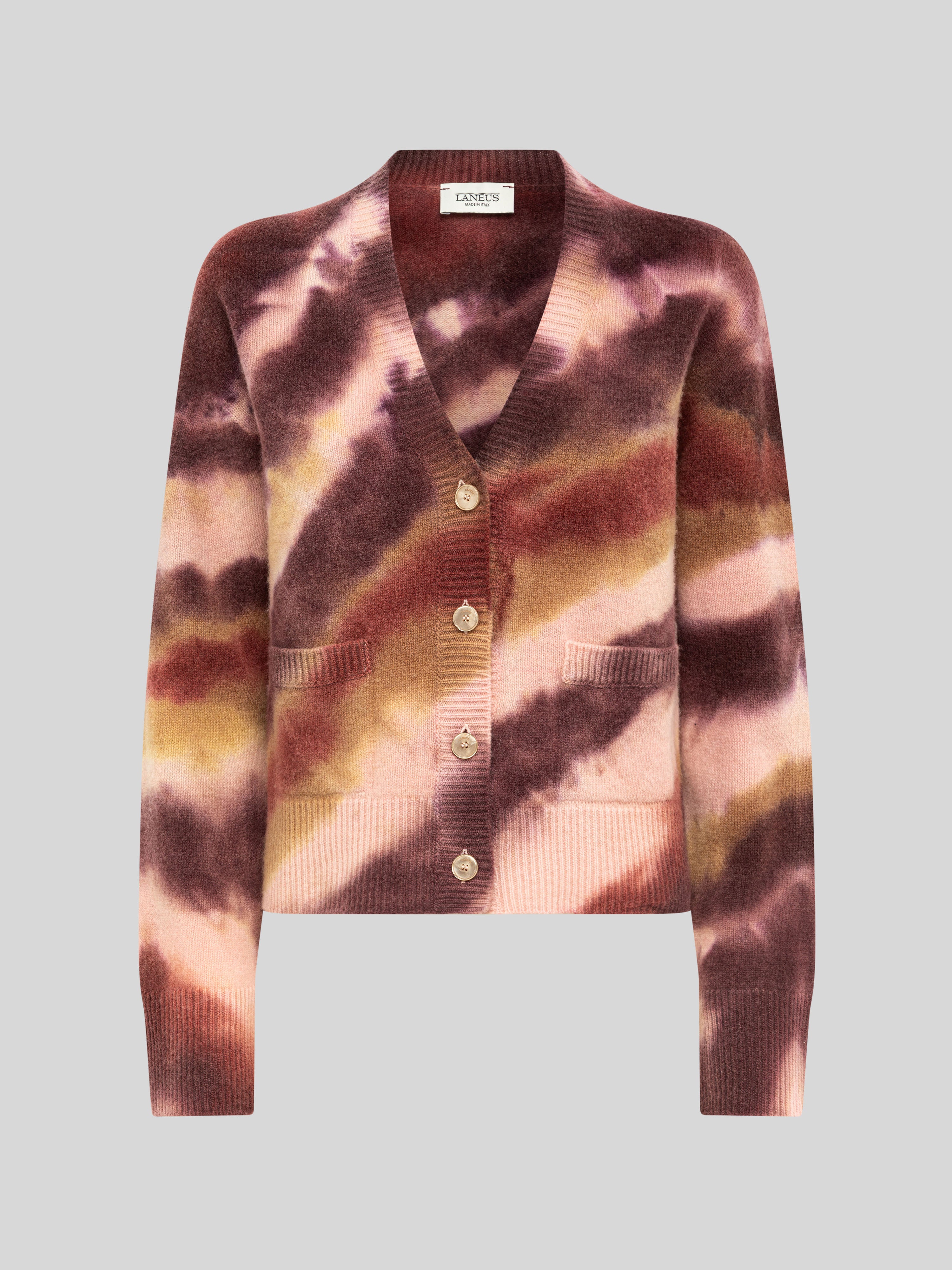 CARDIGAN MALTINTO IN LANA E CASHMERE SLIM FIT