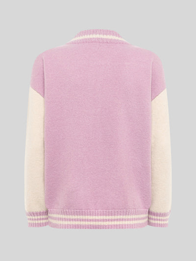 BOMBER IN CASHMERE E SETA