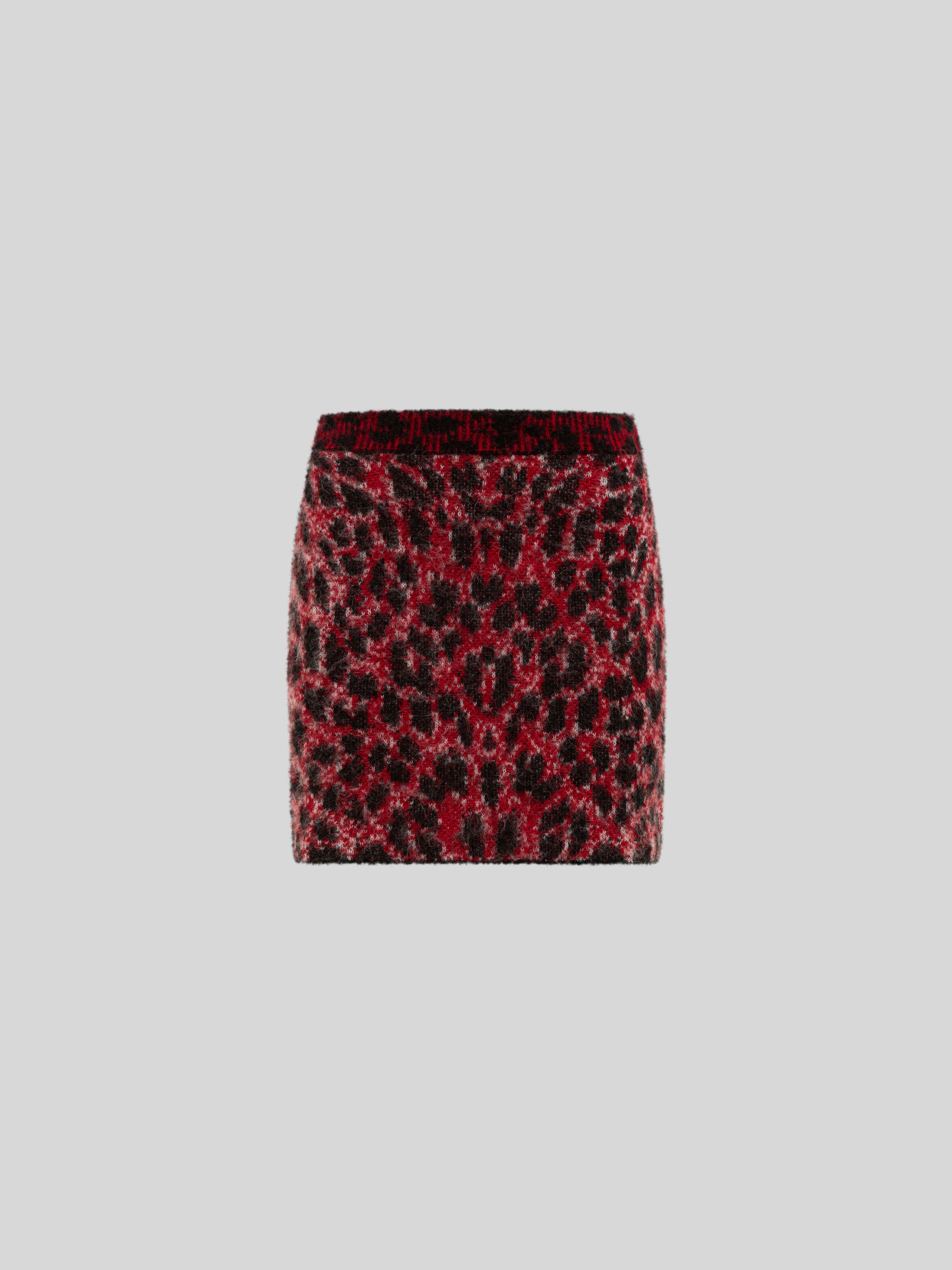 SKIRT IN MAGLIA MACULATA BRUSHED SLIM FIT