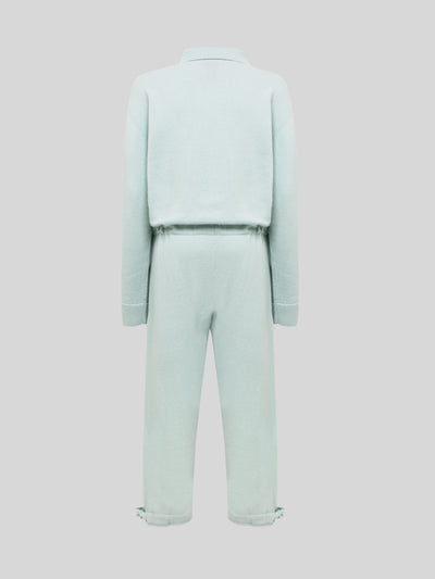 KNIT JUMPSUIT IN WOOL AND ANGORA