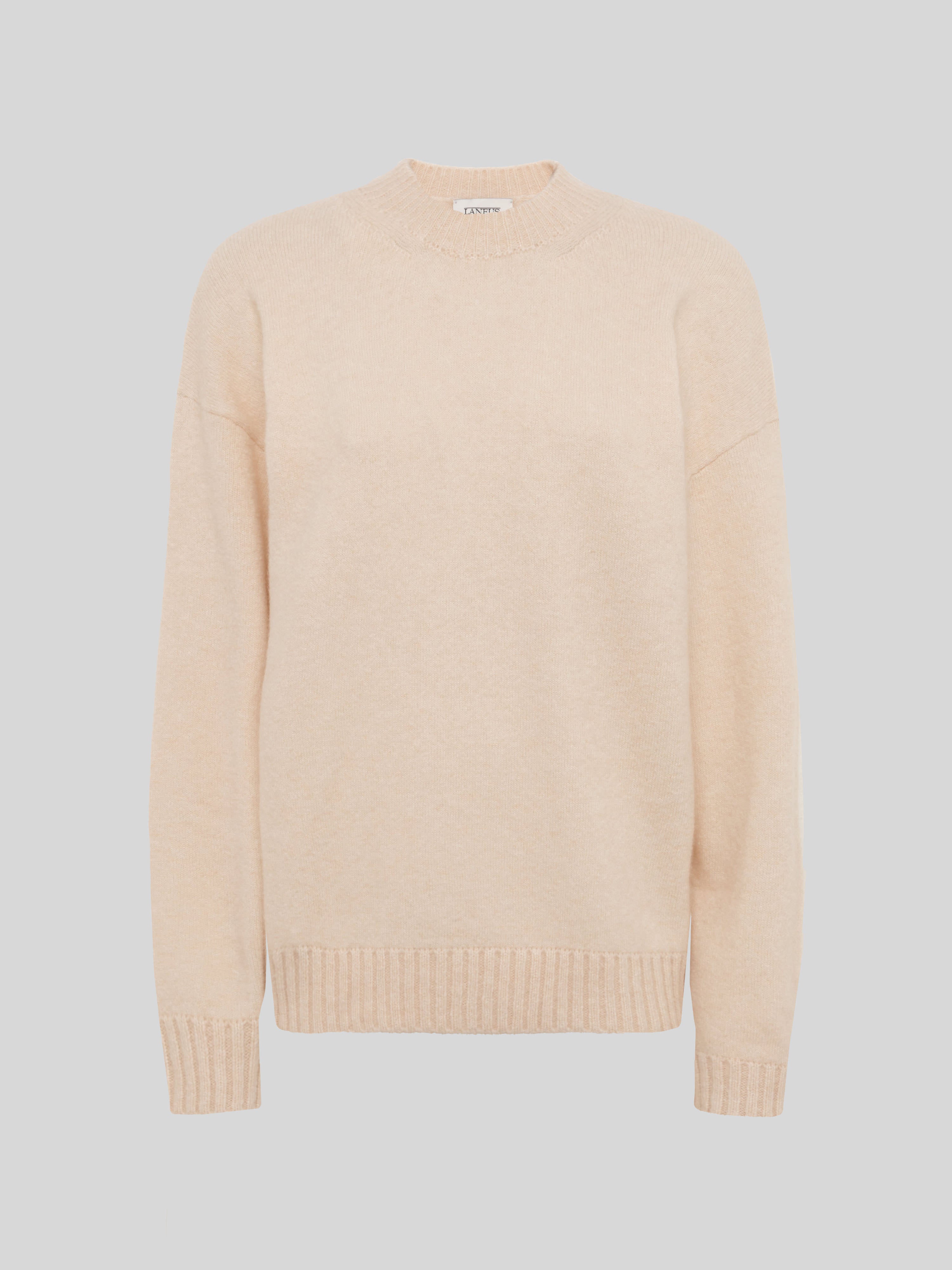 CREWNECK IN CASHMERE E SETA