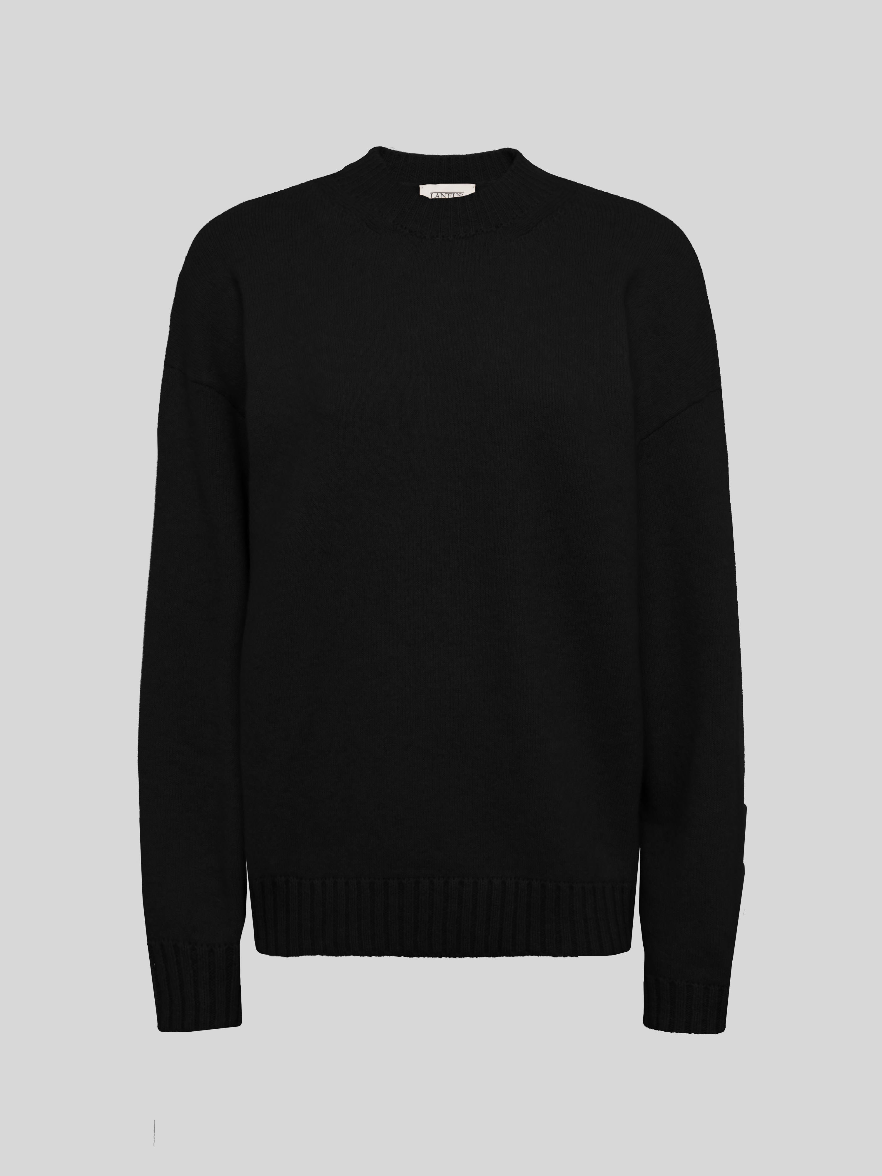 CREWNECK IN CASHMERE E SETA