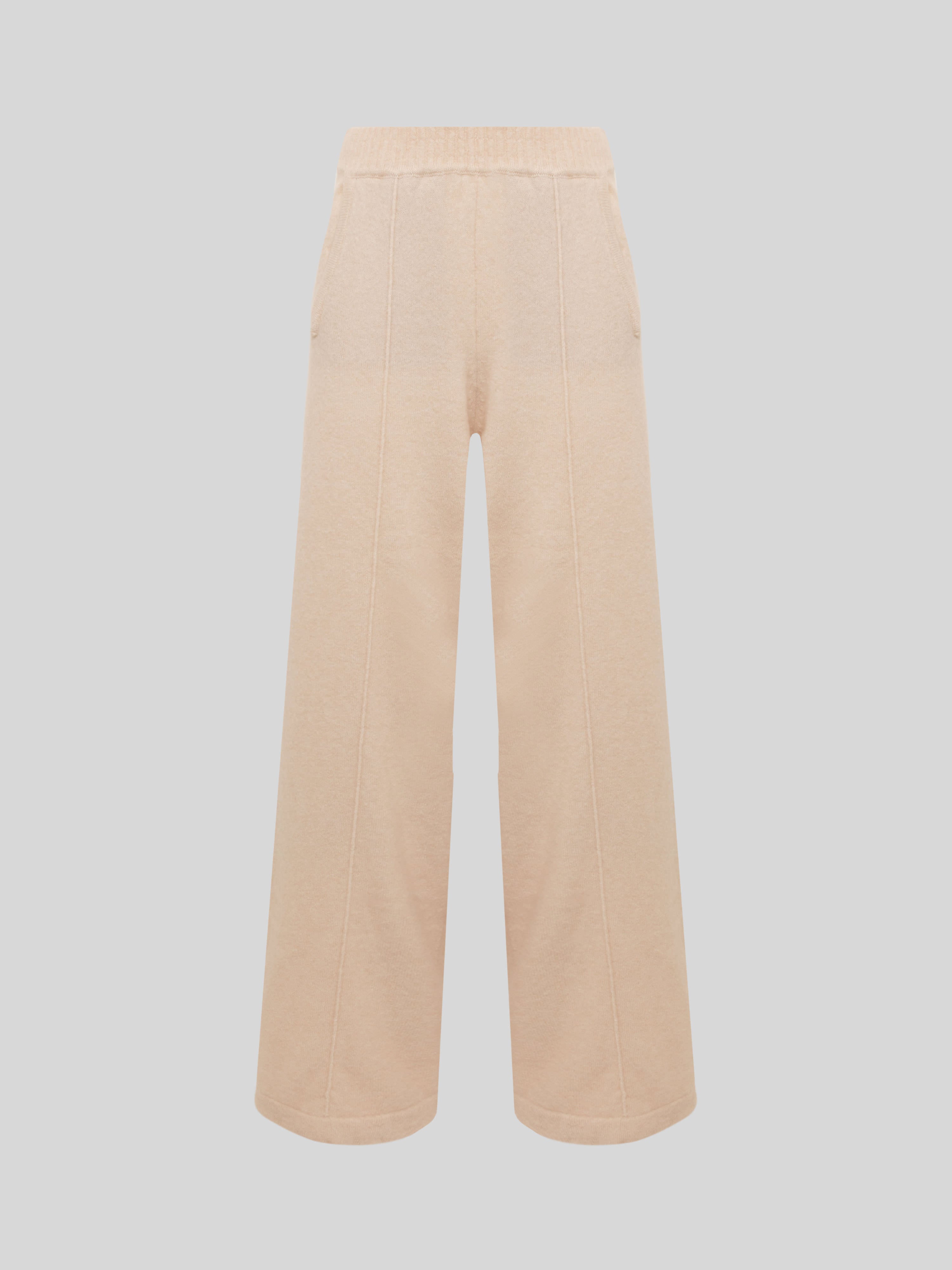 TROUSERS IN CASHMERE E SETA