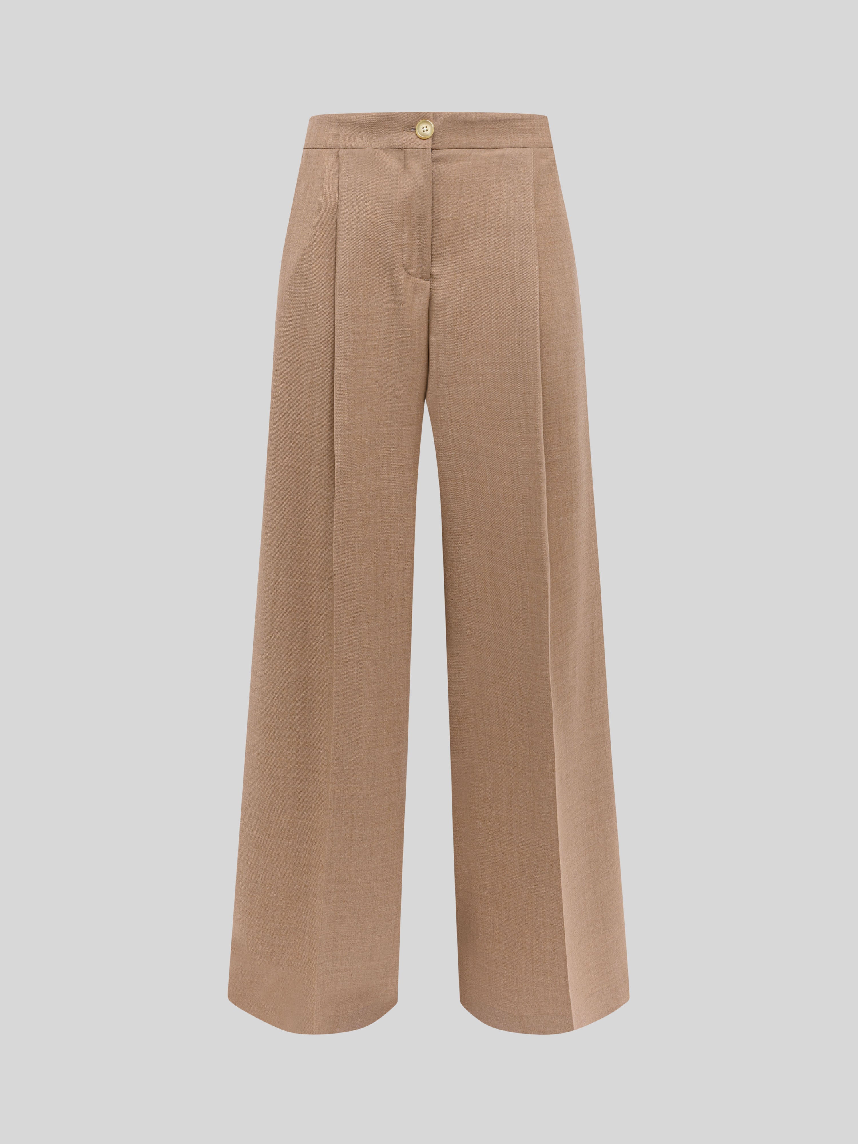 WOOL TROUSERS WIDE LEG