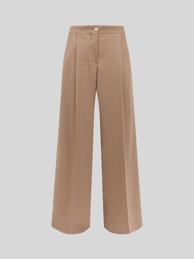 WOOL TROUSERS WIDE LEG