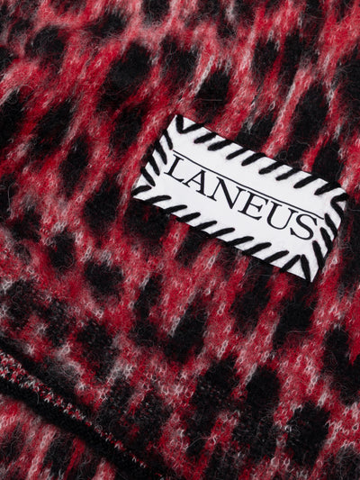 BRUSHED SPOTTED KNITTED SCARF