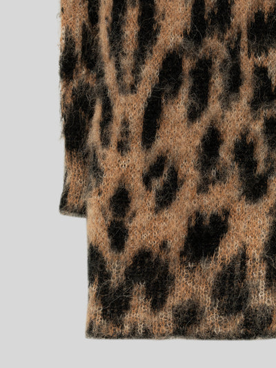 SCARF IN MAGLIA MACULATA BRUSHED