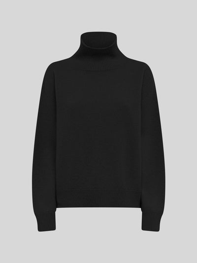 TURTLENECK BOXY IN LANA E CASHMERE