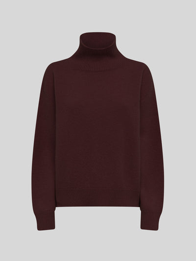 TURTLENECK BOXY IN LANA E CASHMERE