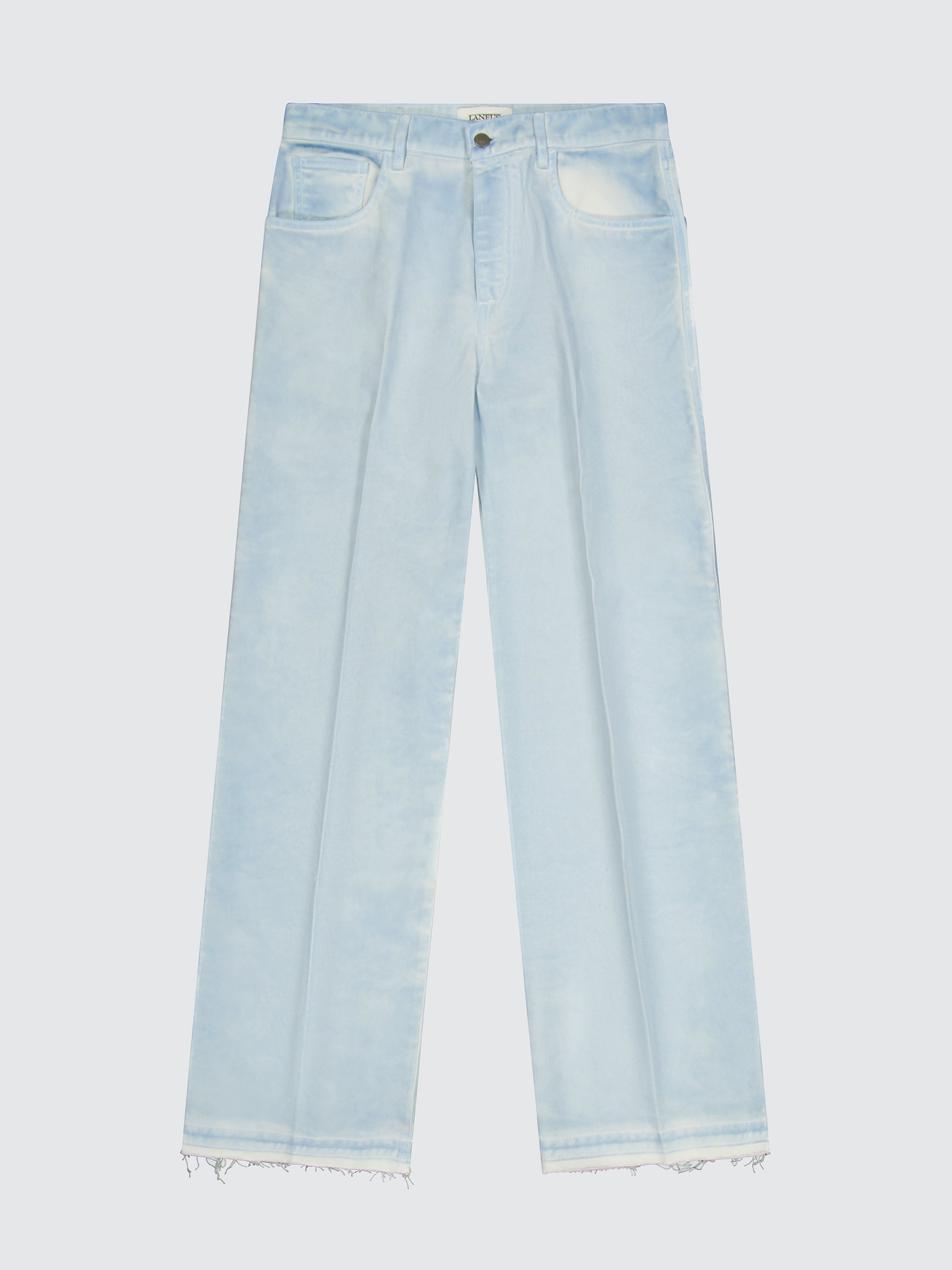 Gabardine baggy jeans