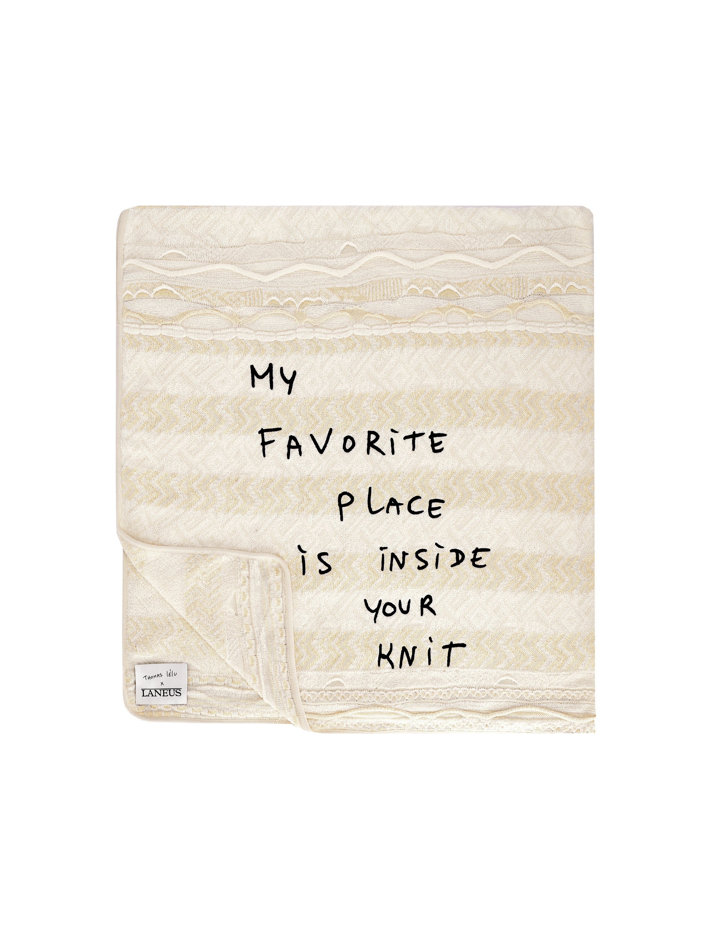Coperta jaquard quote