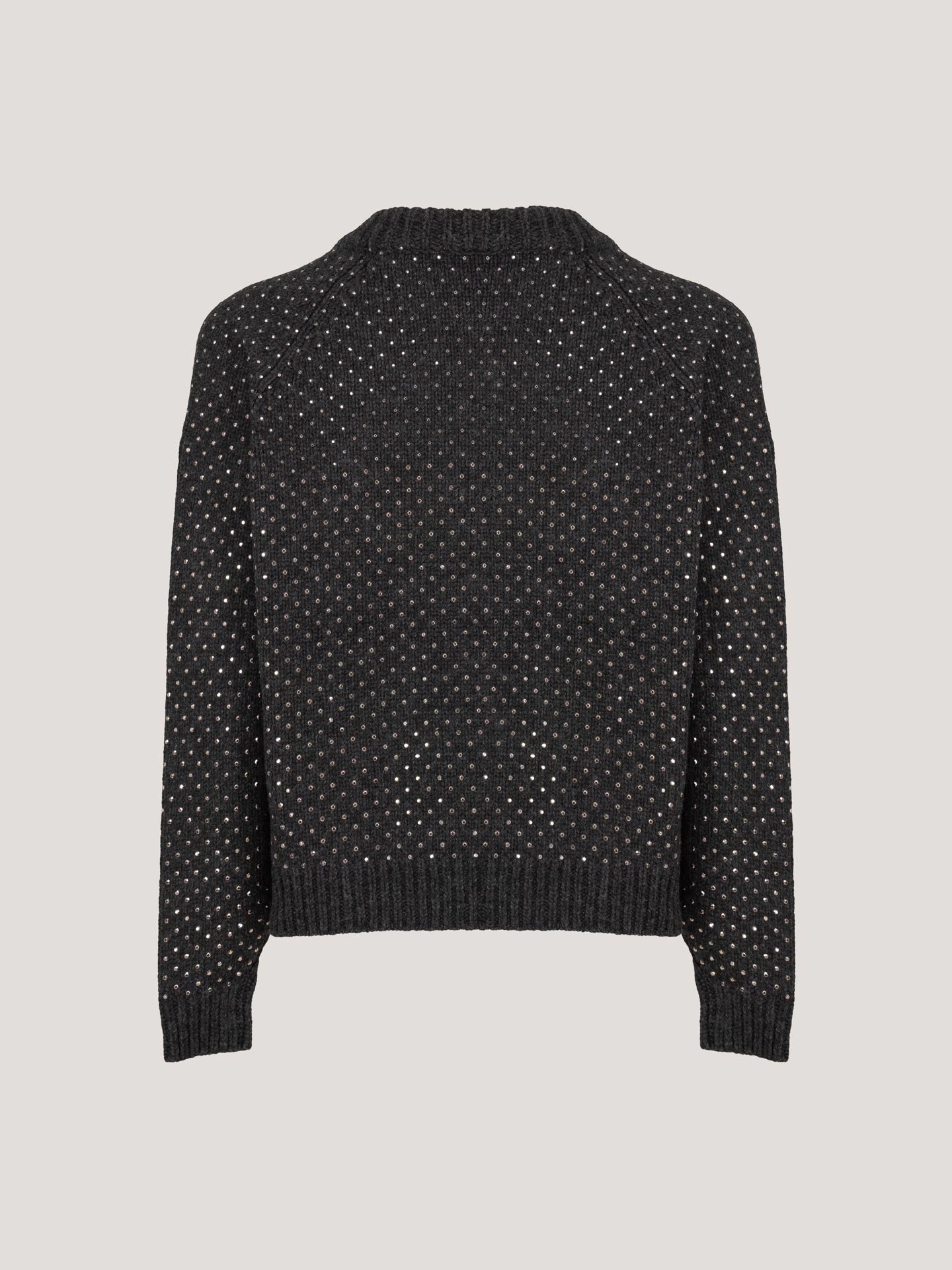 STUDDED CREW NECK