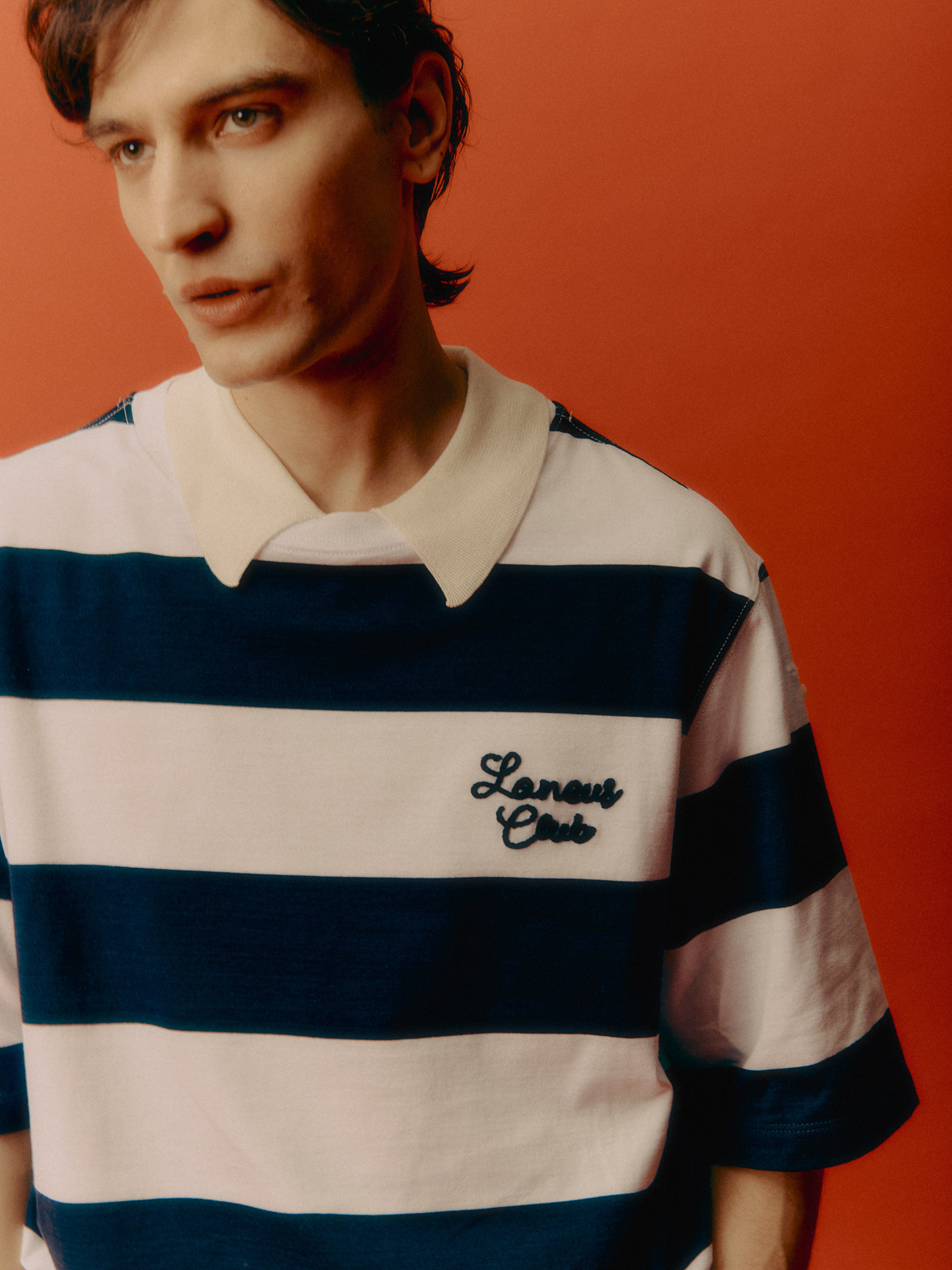 Jersey stripped t-shirt