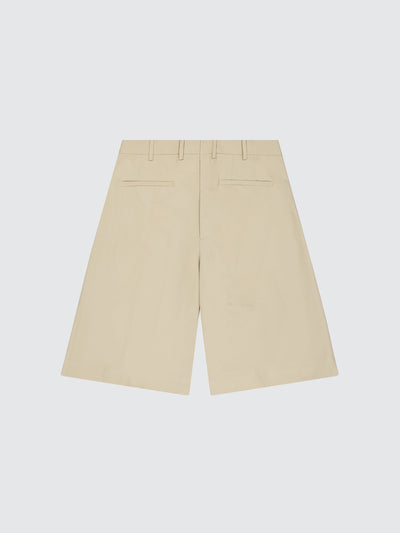 Gabardine double pence bermuda