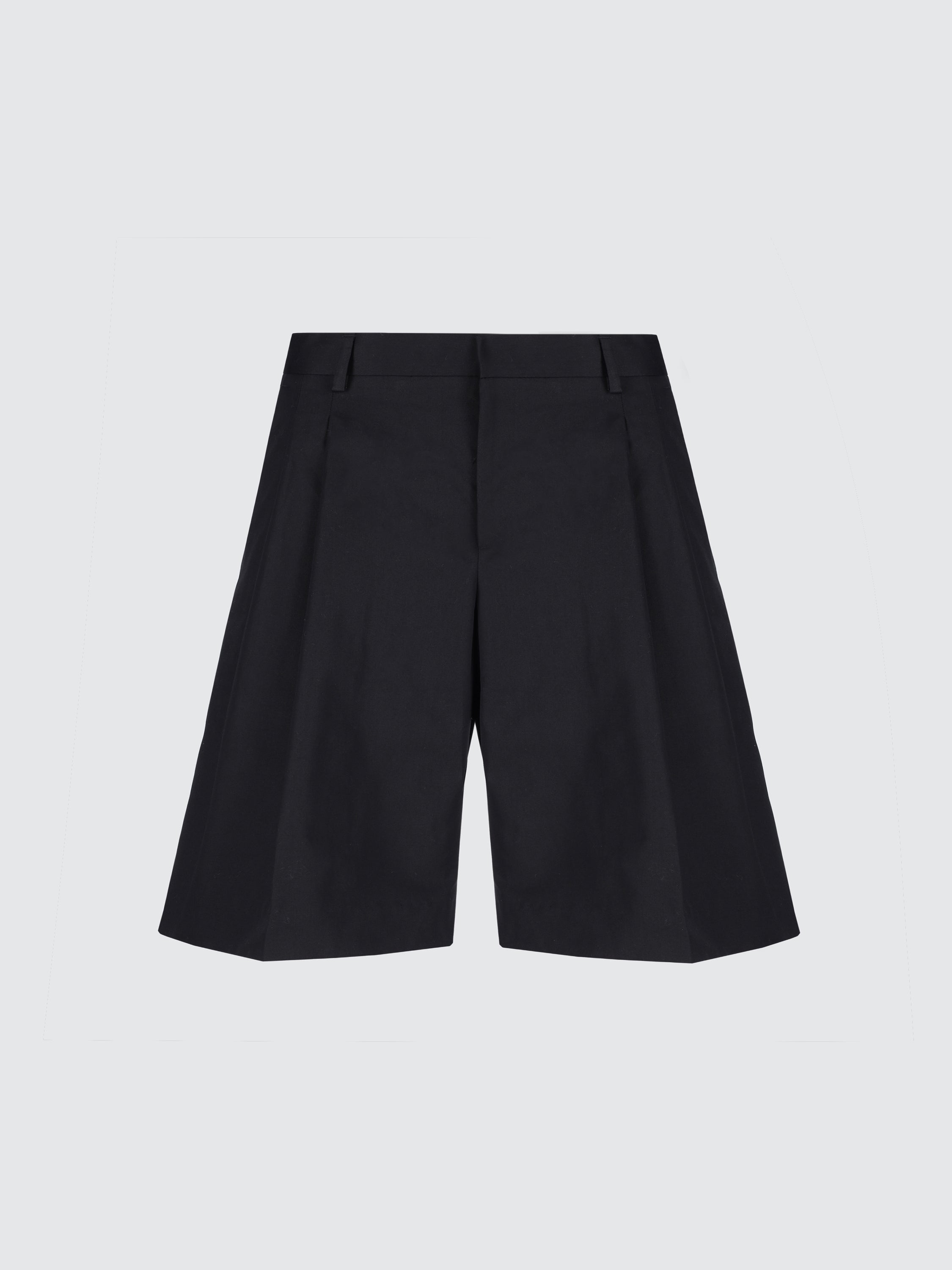 Gabardine double pence bermuda
