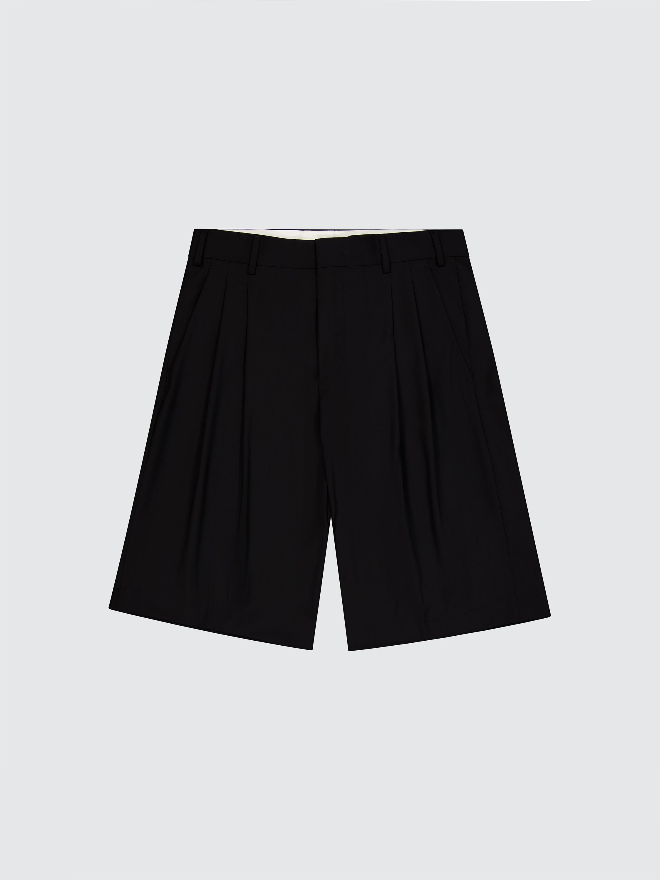 Wide leg double pence shorts
