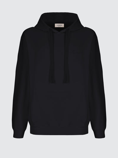 Cotton boxy hoodie