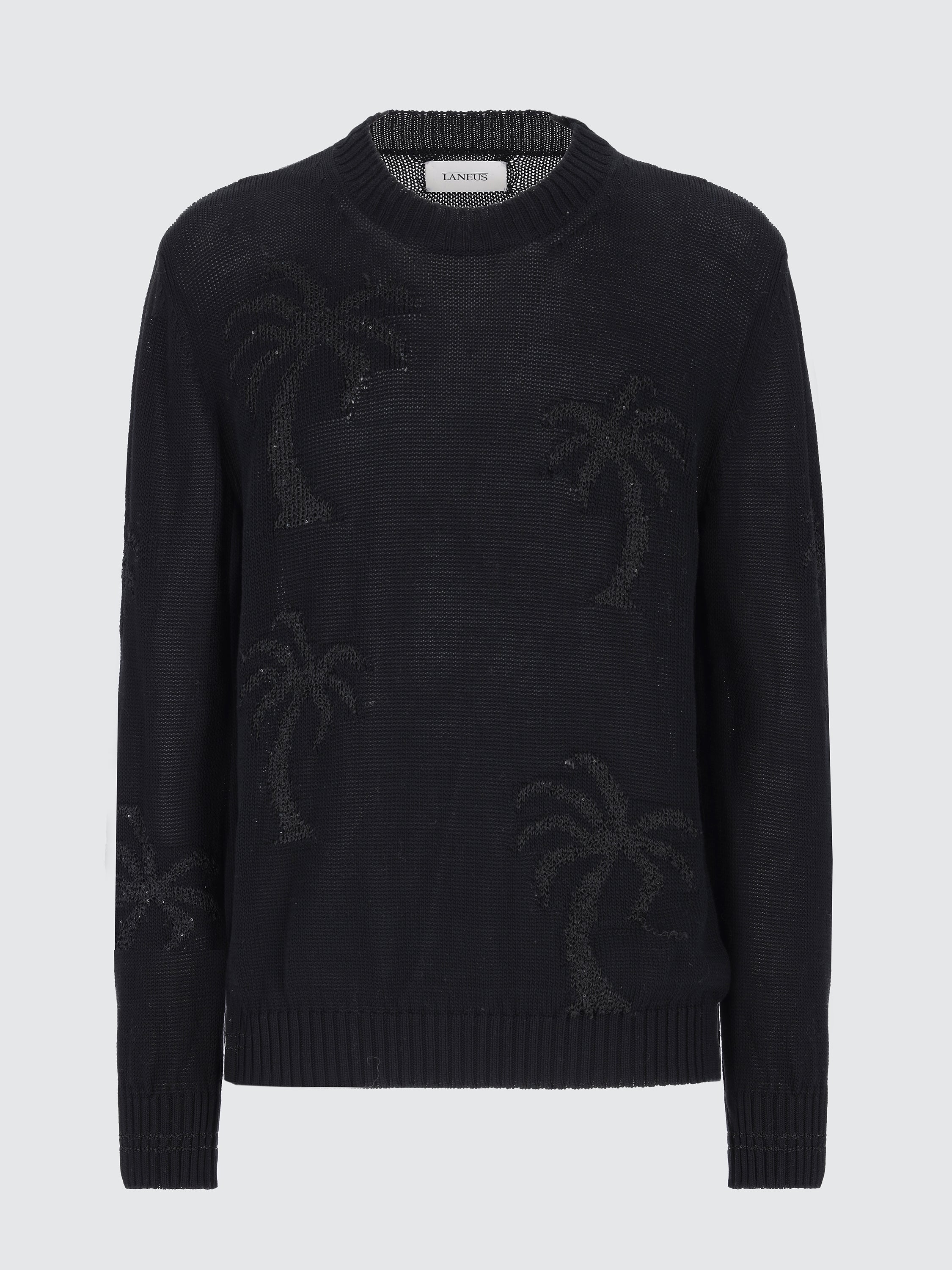 Crewneck jacquard jumper