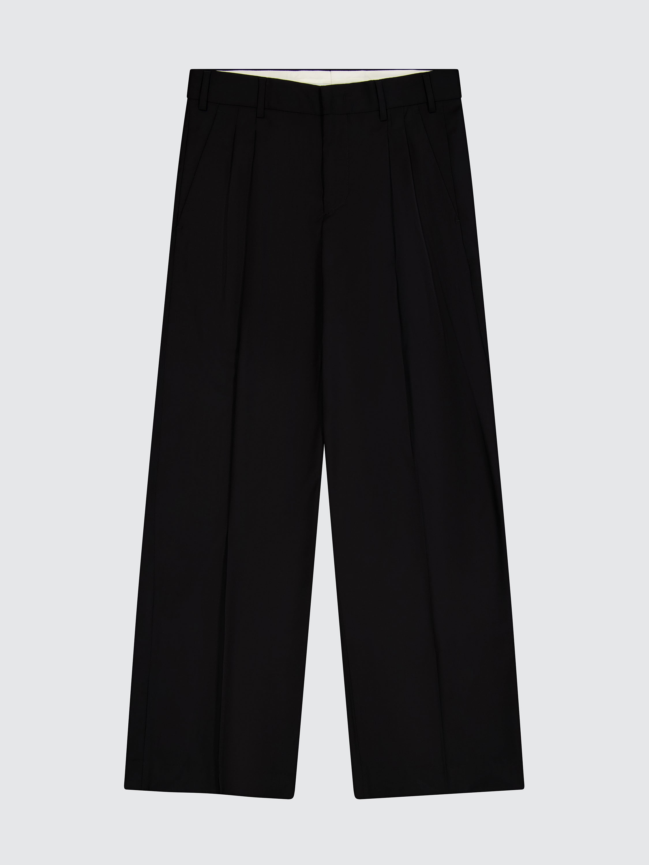 Wide leg double pence pants