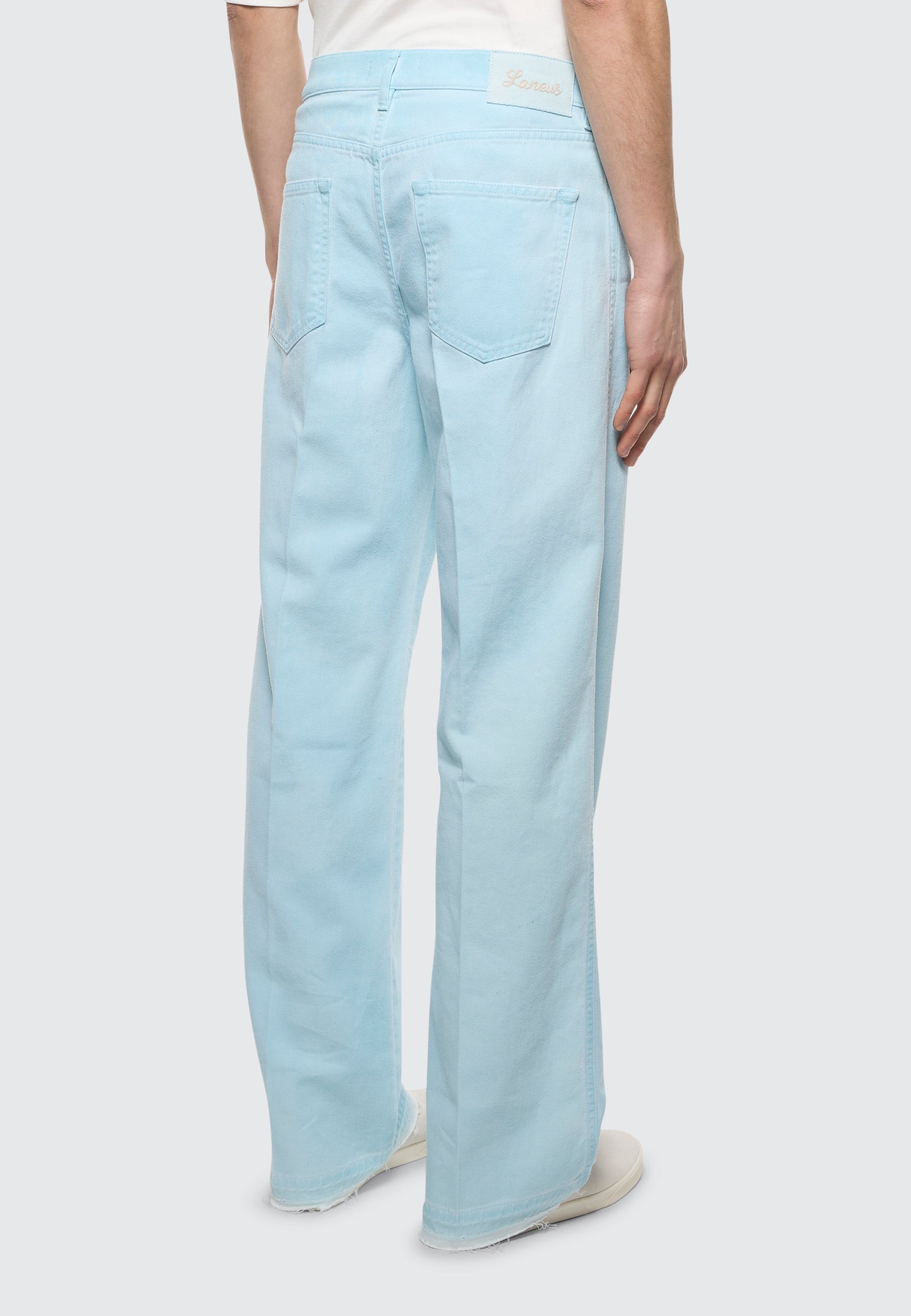 Jeans baggy in gabardine