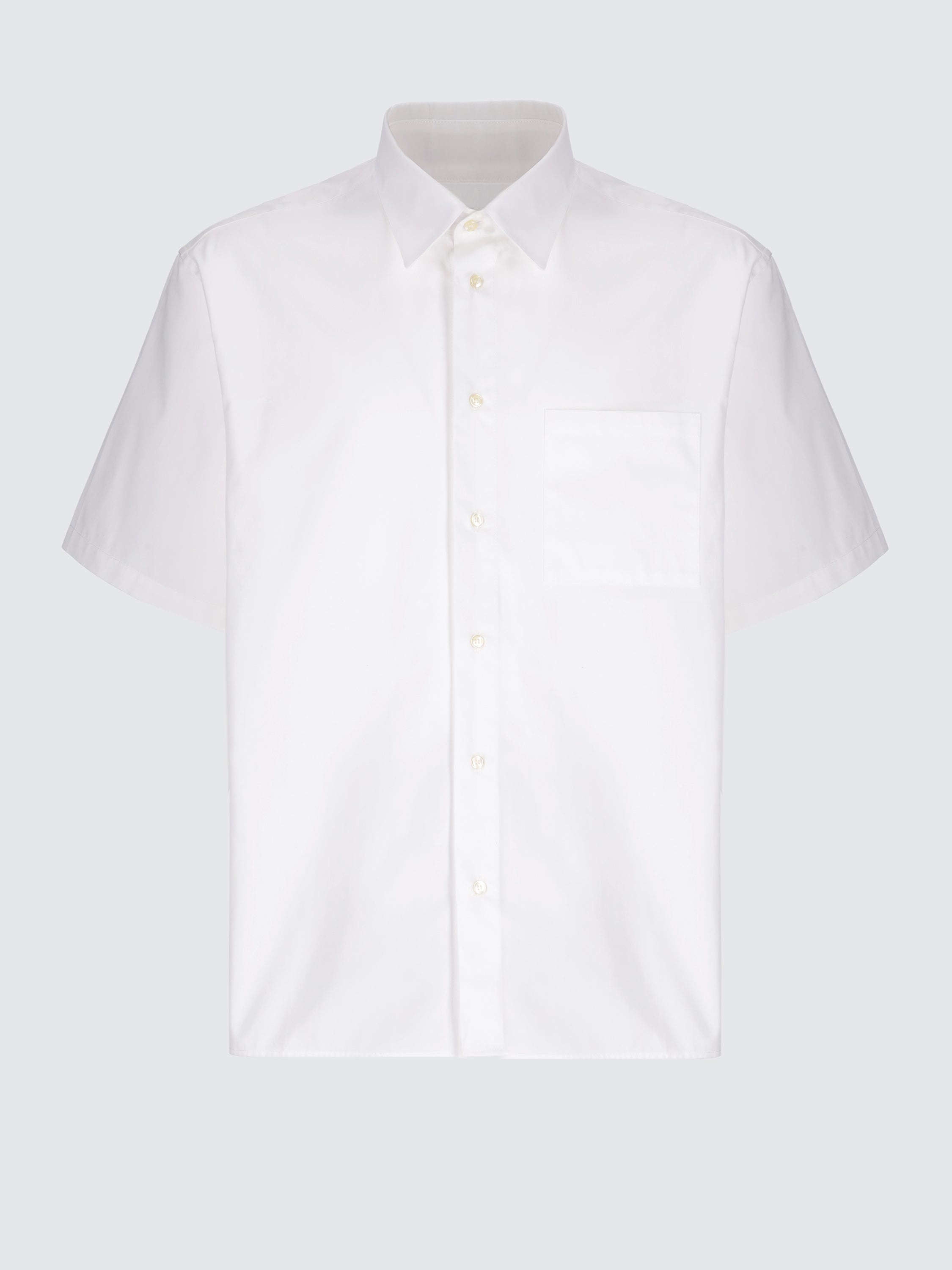 Boxy cotton shirt