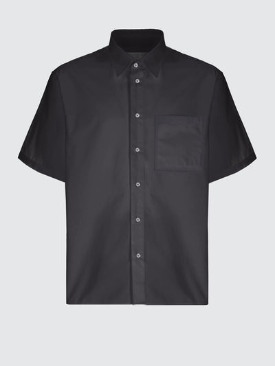 Boxy cotton shirt